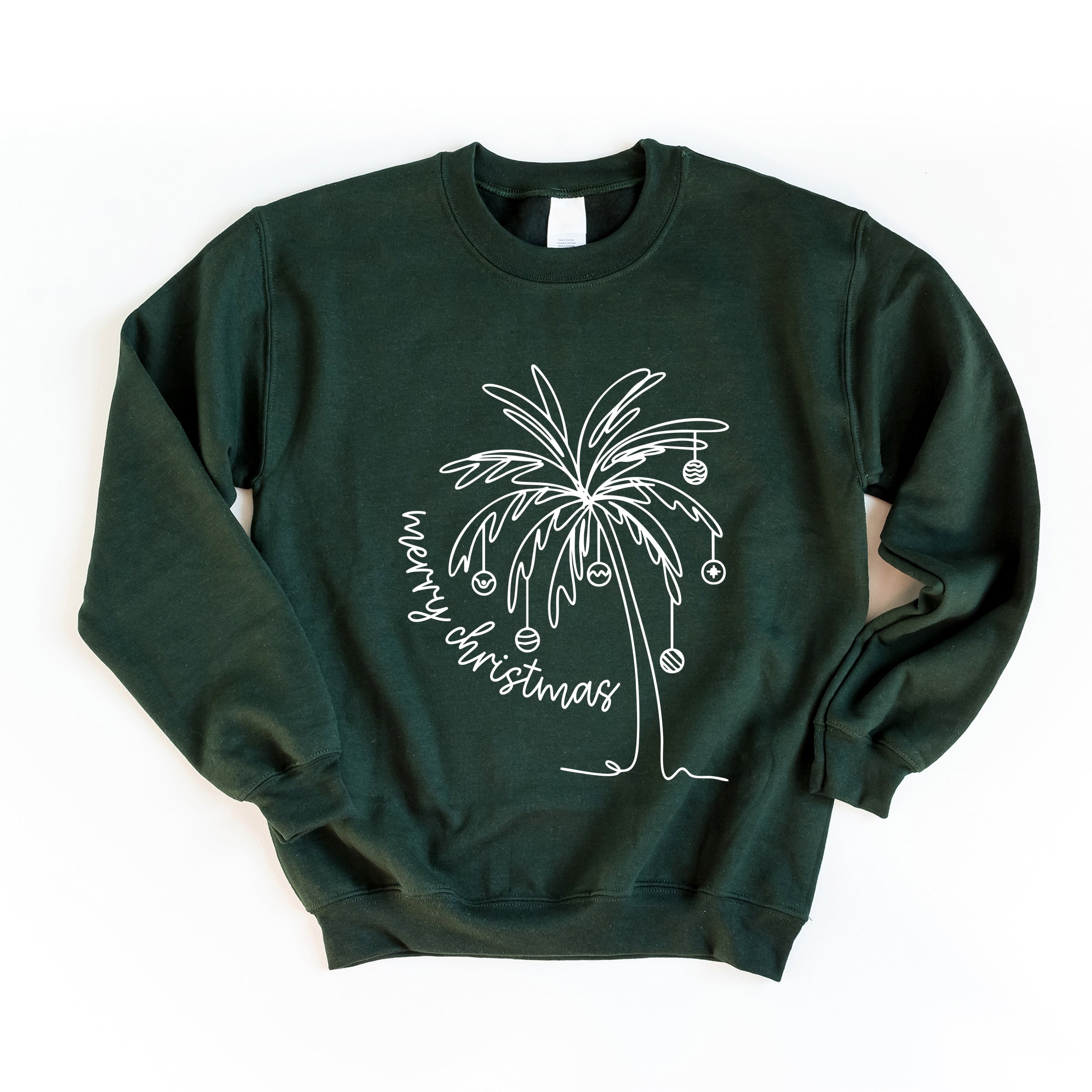 Merry Christmas Palm Tree - Sweatshirt