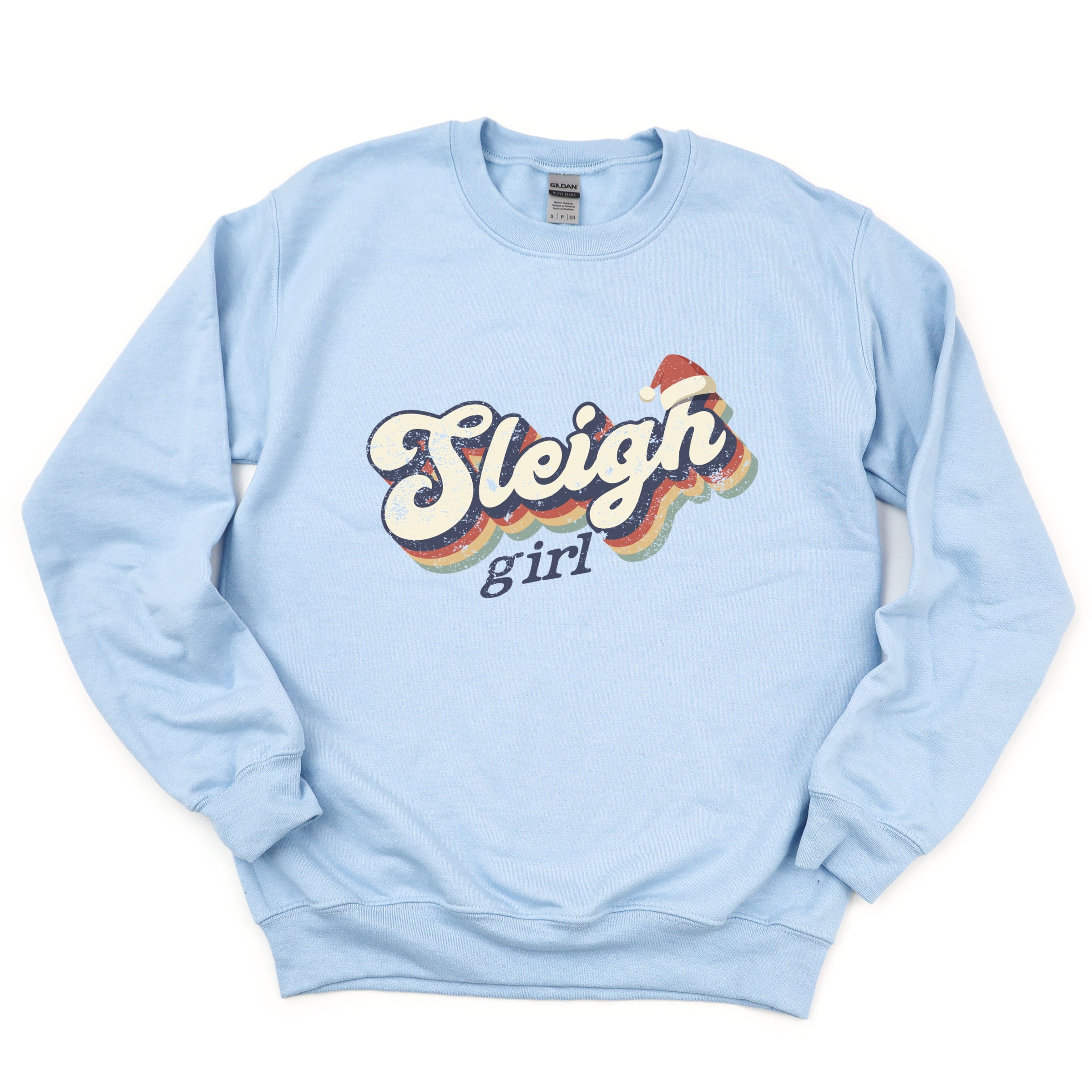 Sleigh Girl Retro Distressed - Sweatshirt
