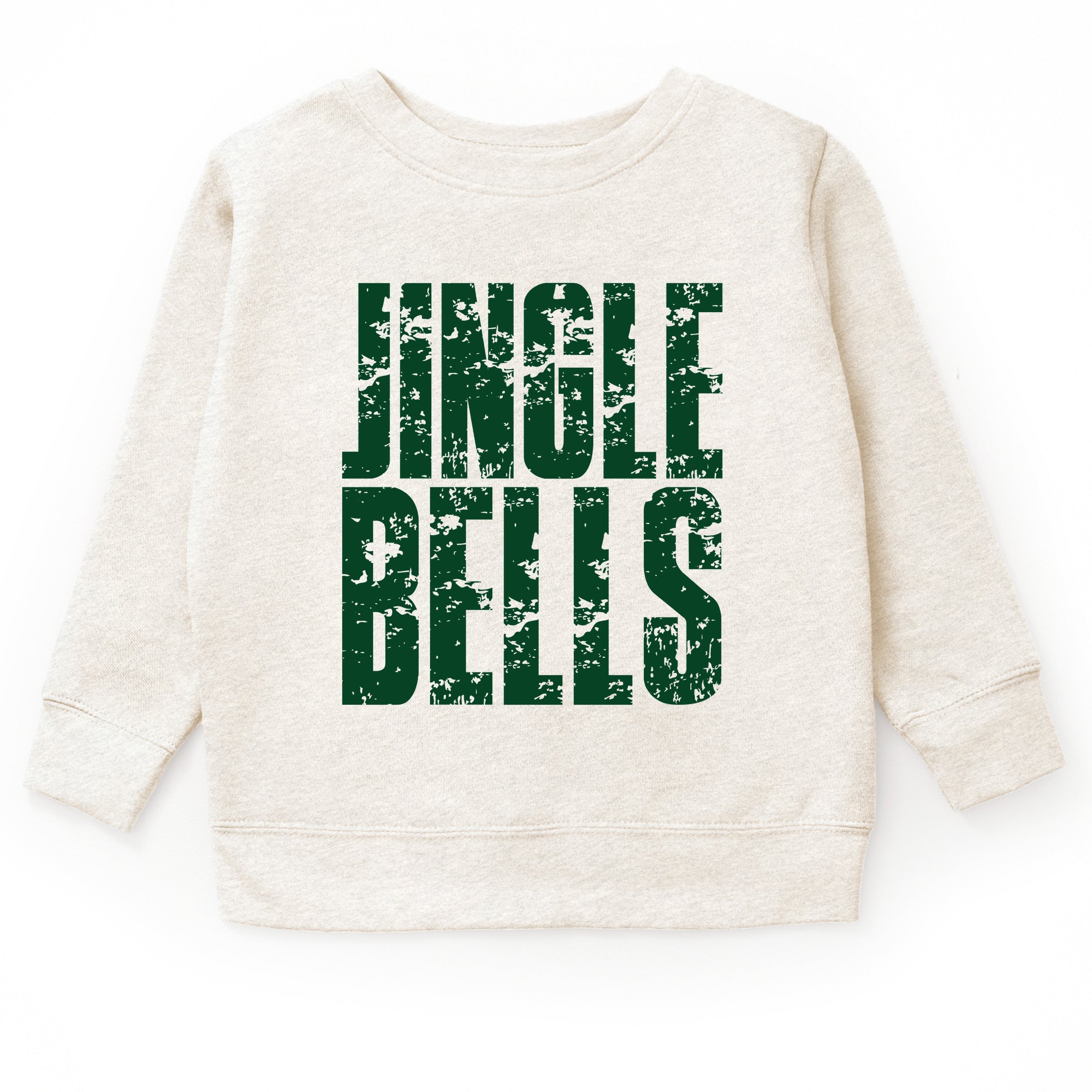 Jingle Bells Block Distressed - Youth Graphic Sweatshirt