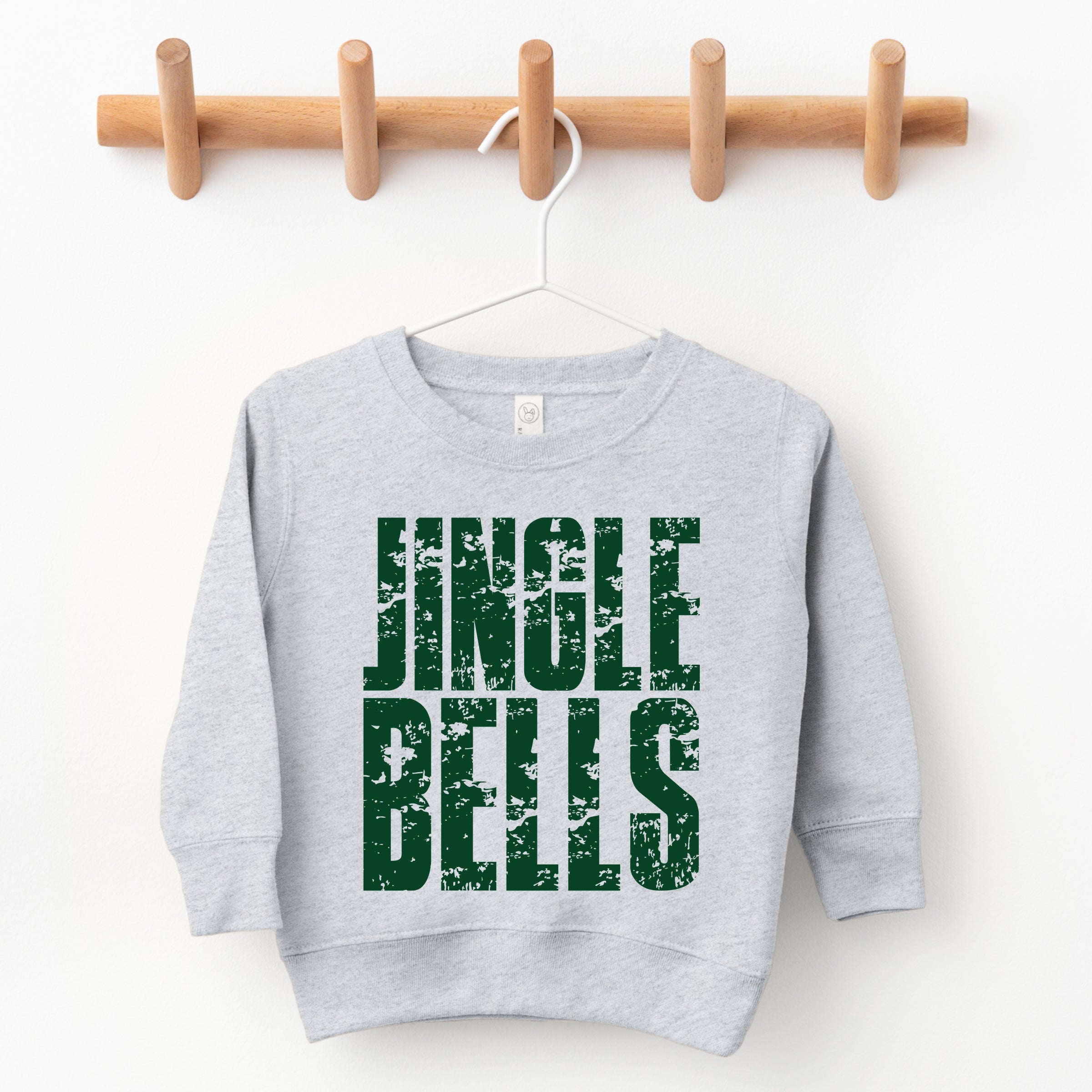 Jingle Bells Block Distressed - Toddler Graphic Sweatshirt