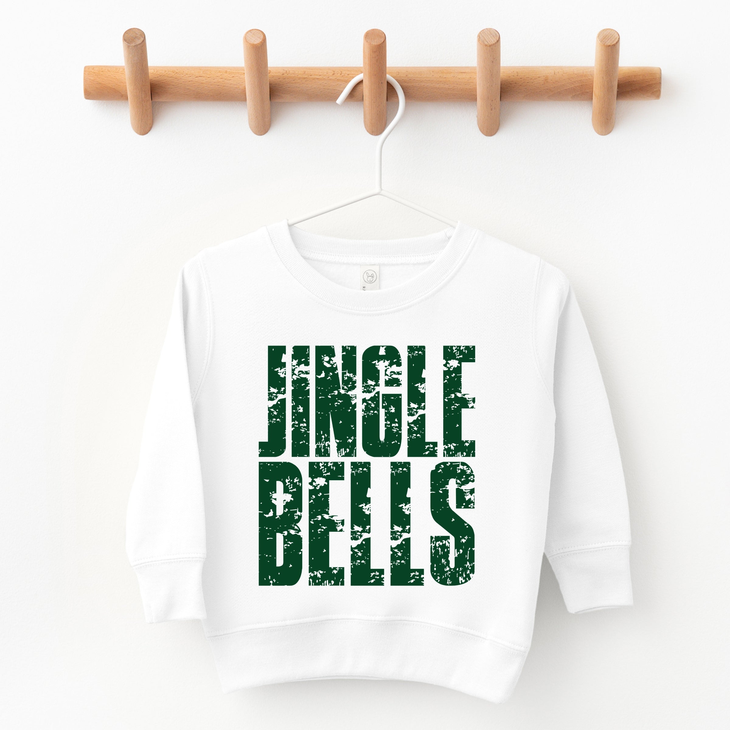 Jingle Bells Block Distressed - Toddler Graphic Sweatshirt