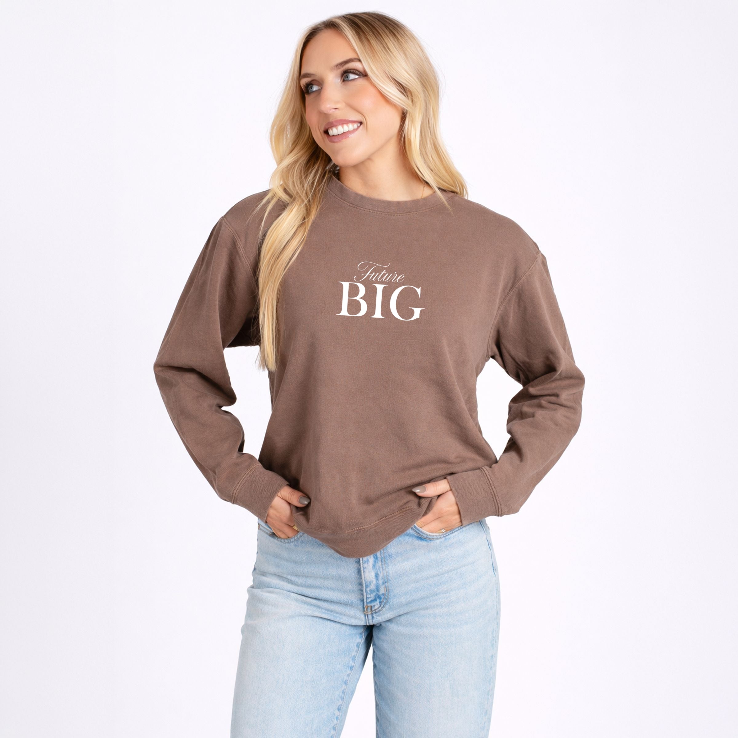 Future Big - Women's Lightweight Garment Dyed Sweatshirt