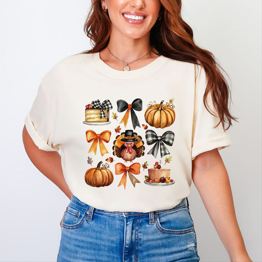 Turkey Coquette - Women's Garment Dyed Graphic T-Shirt