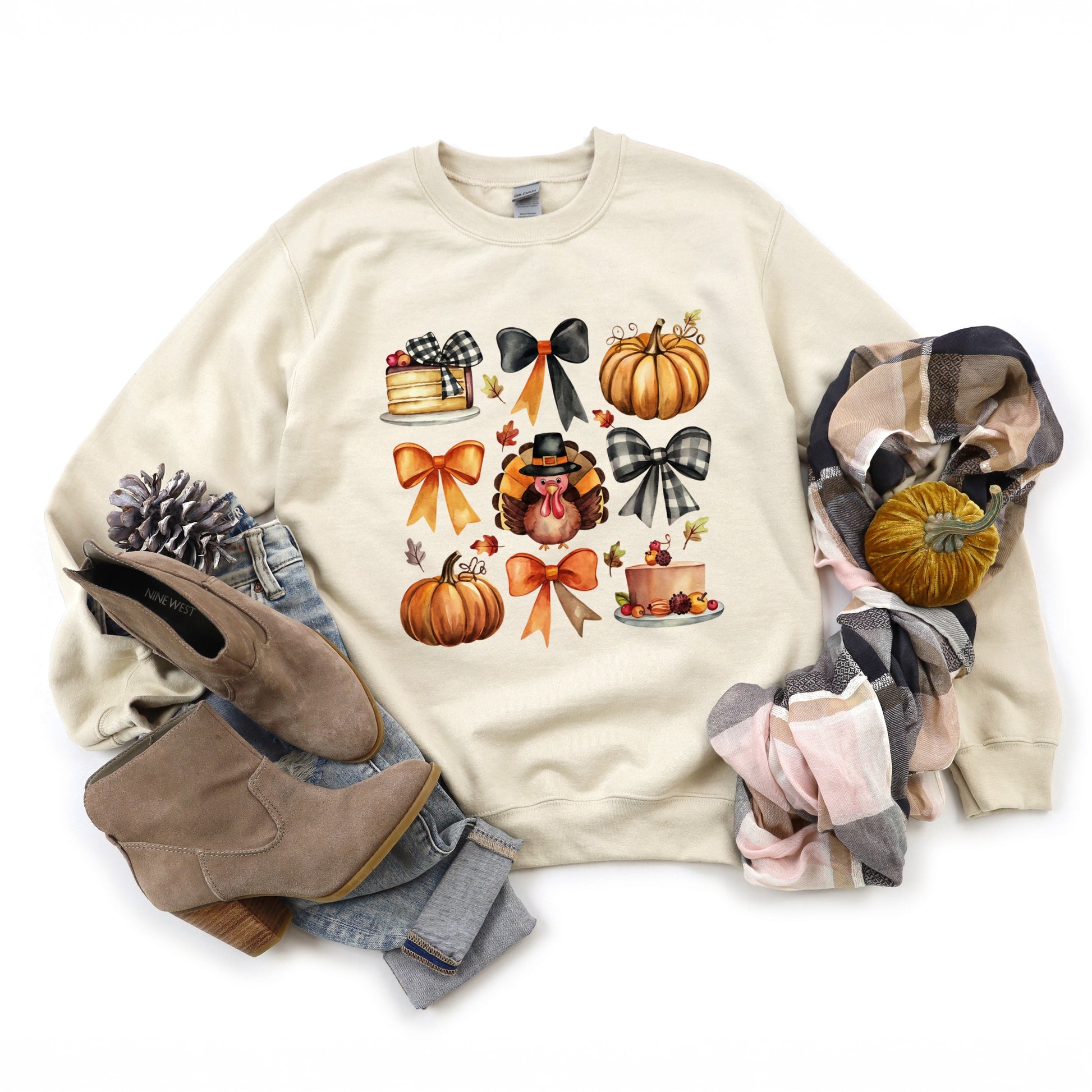 Turkey Coquette - Women's Graphic Sweatshirt