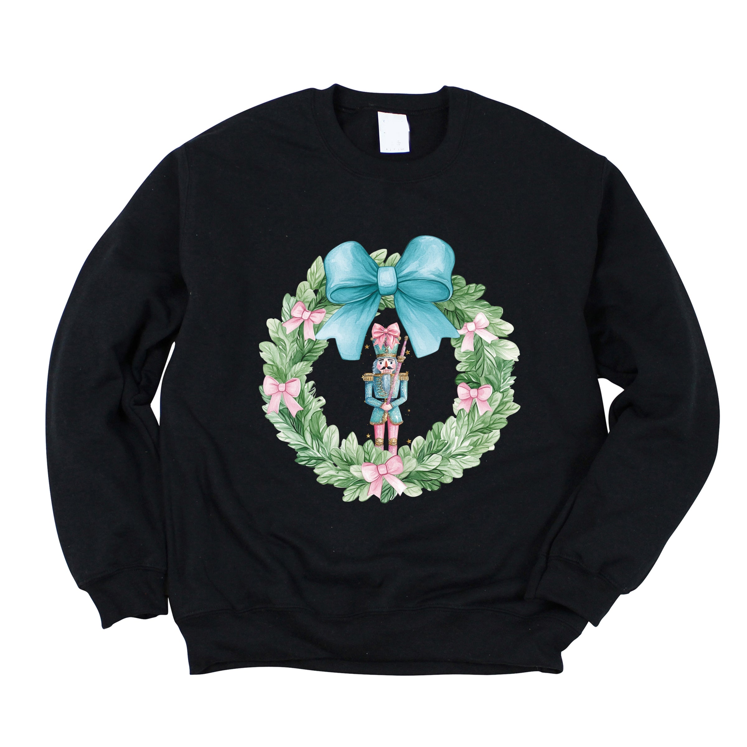 Nutcracker Wreath Coquette - Women's Graphic Sweatshirt