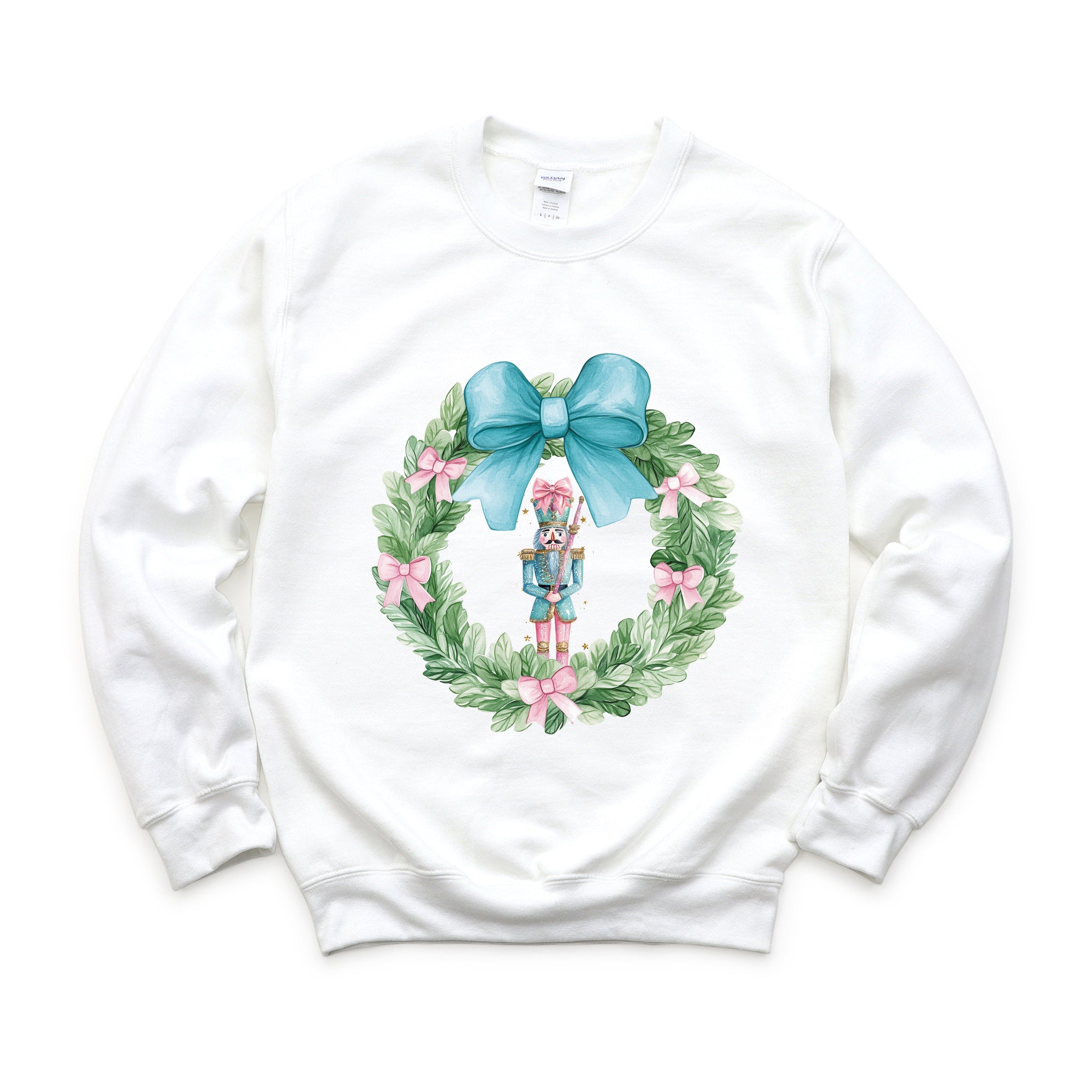 Nutcracker Wreath Coquette - Women's Graphic Sweatshirt