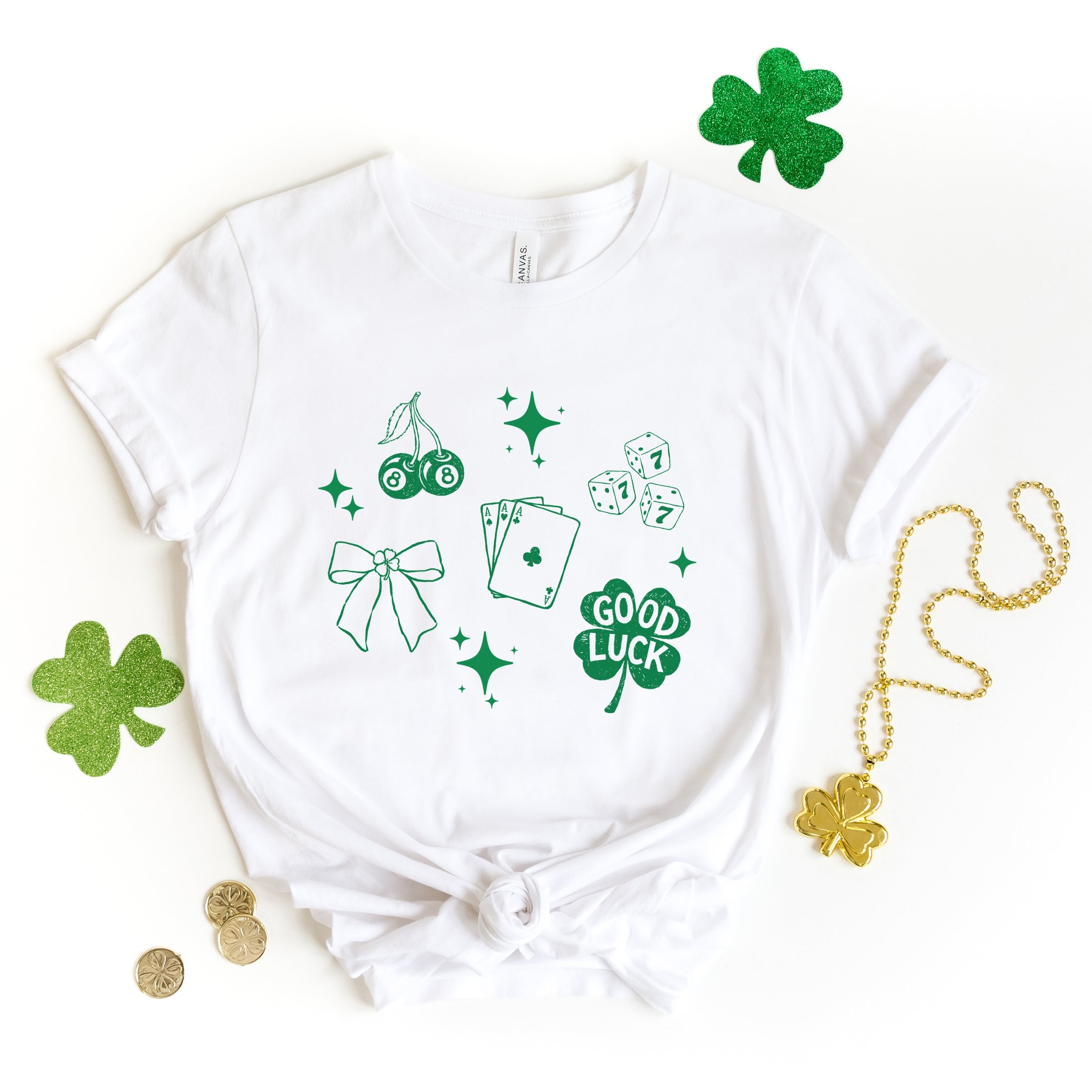 Lucky Icons Stars - Women's Short Sleeve Graphic T-Shirt