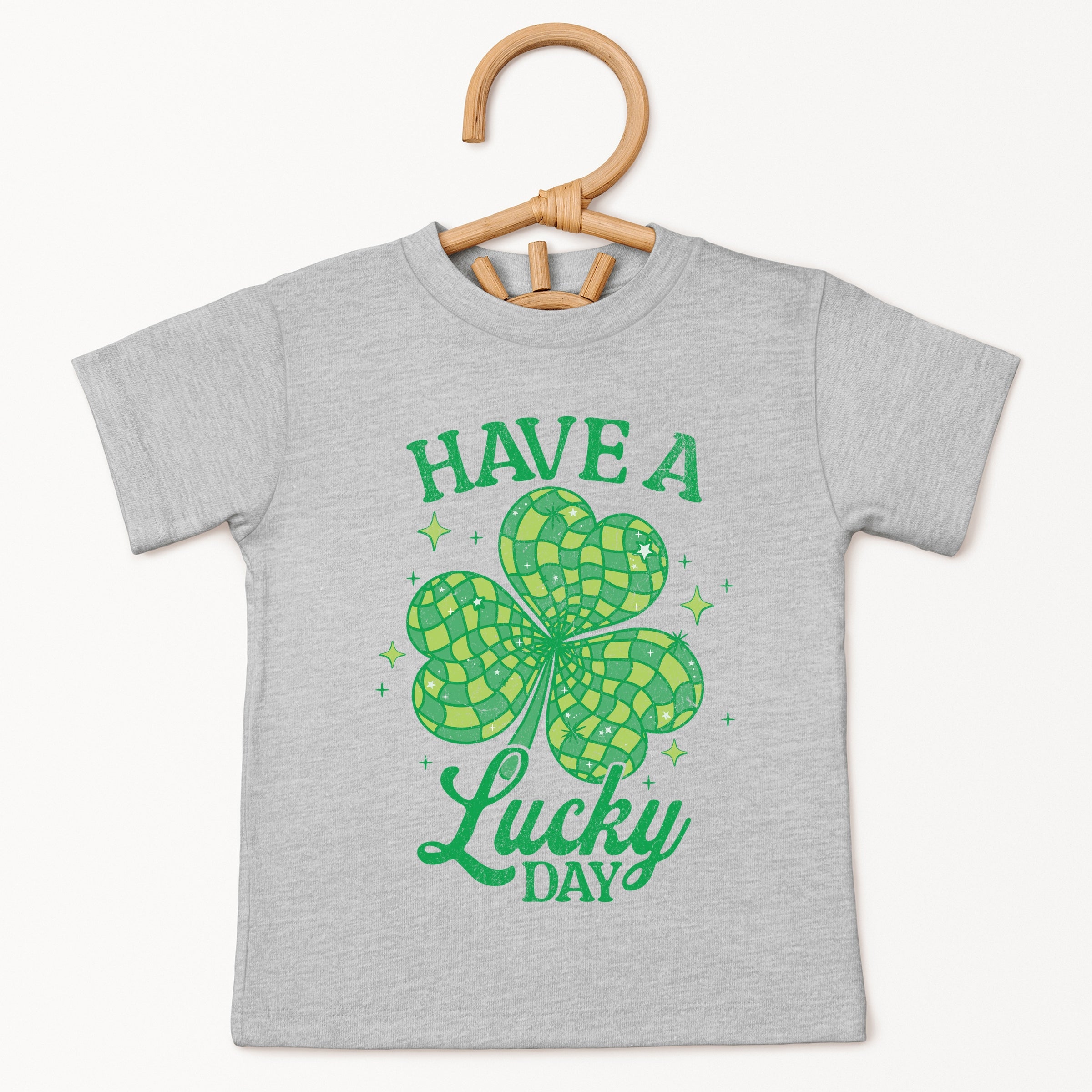 Have A Lucky Day Disco Distressed - Toddler Short Sleeve Graphic T-Shirt