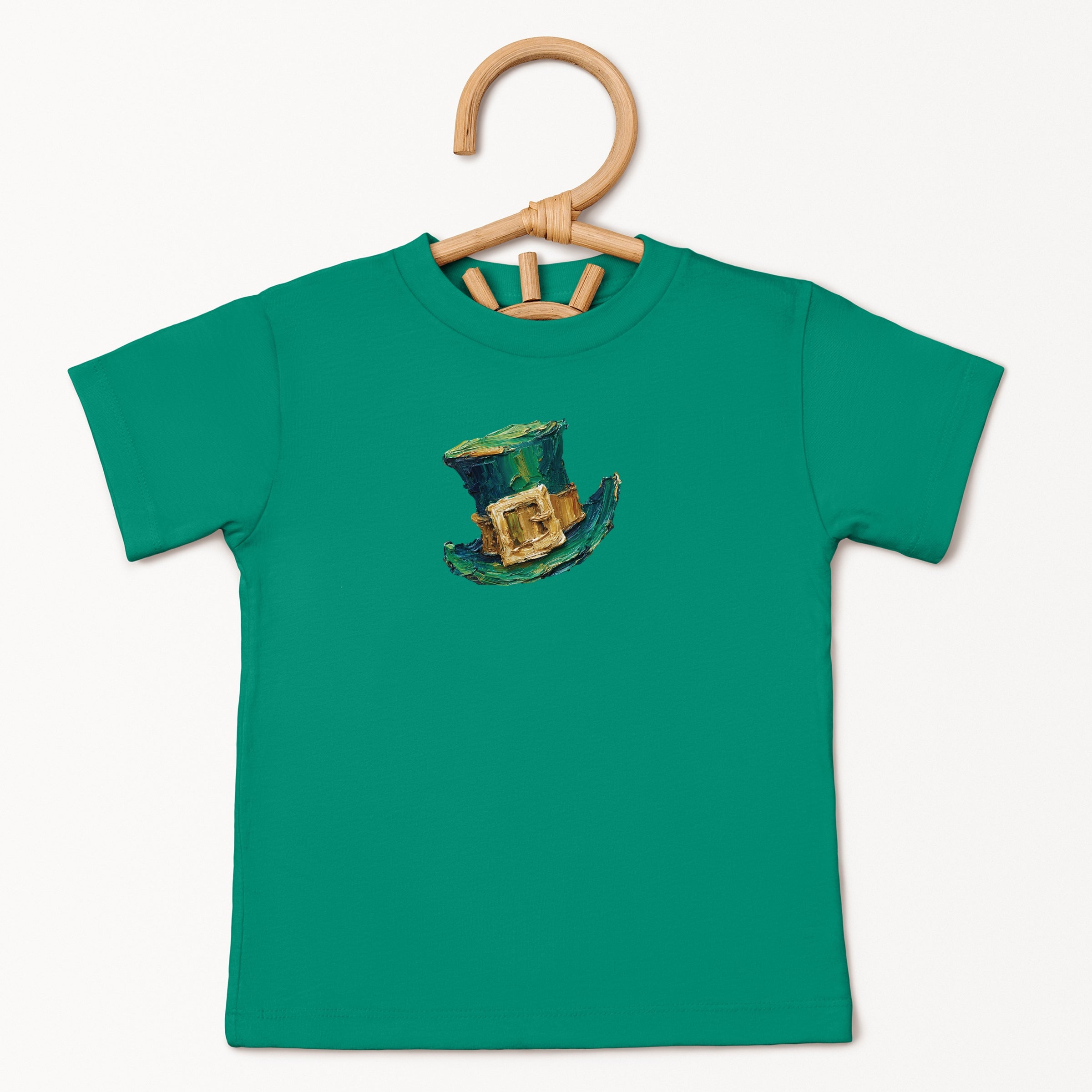 Leprechaun Hat Paint Print - Toddler Short Sleeve Graphic T-Shirt