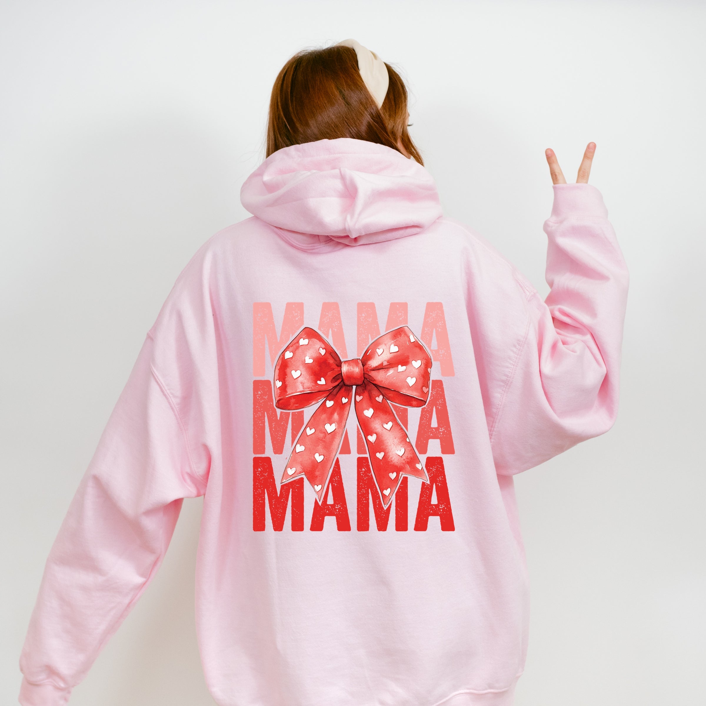 Valentine's Mama Coquette - Women's Graphic Hoodie