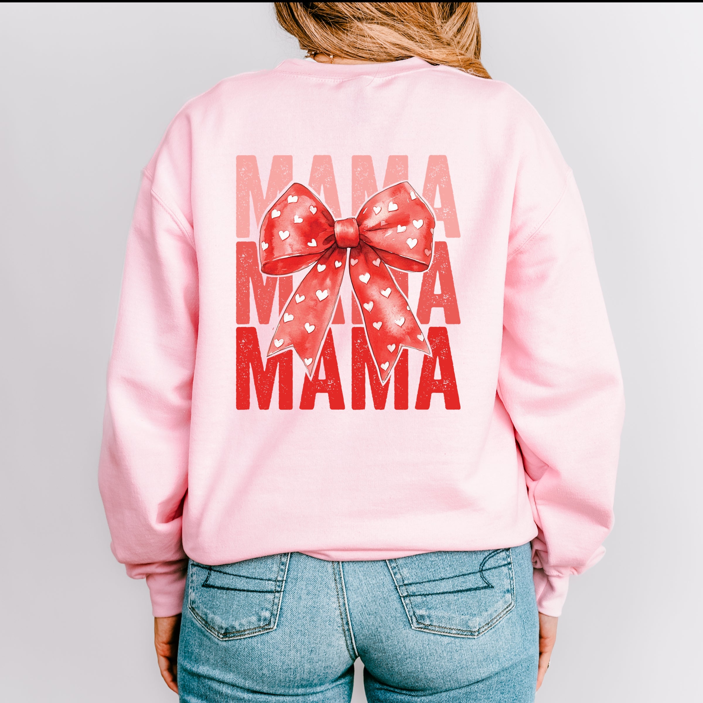 Valentine's Mama Coquette - Women's Graphic Sweatshirt