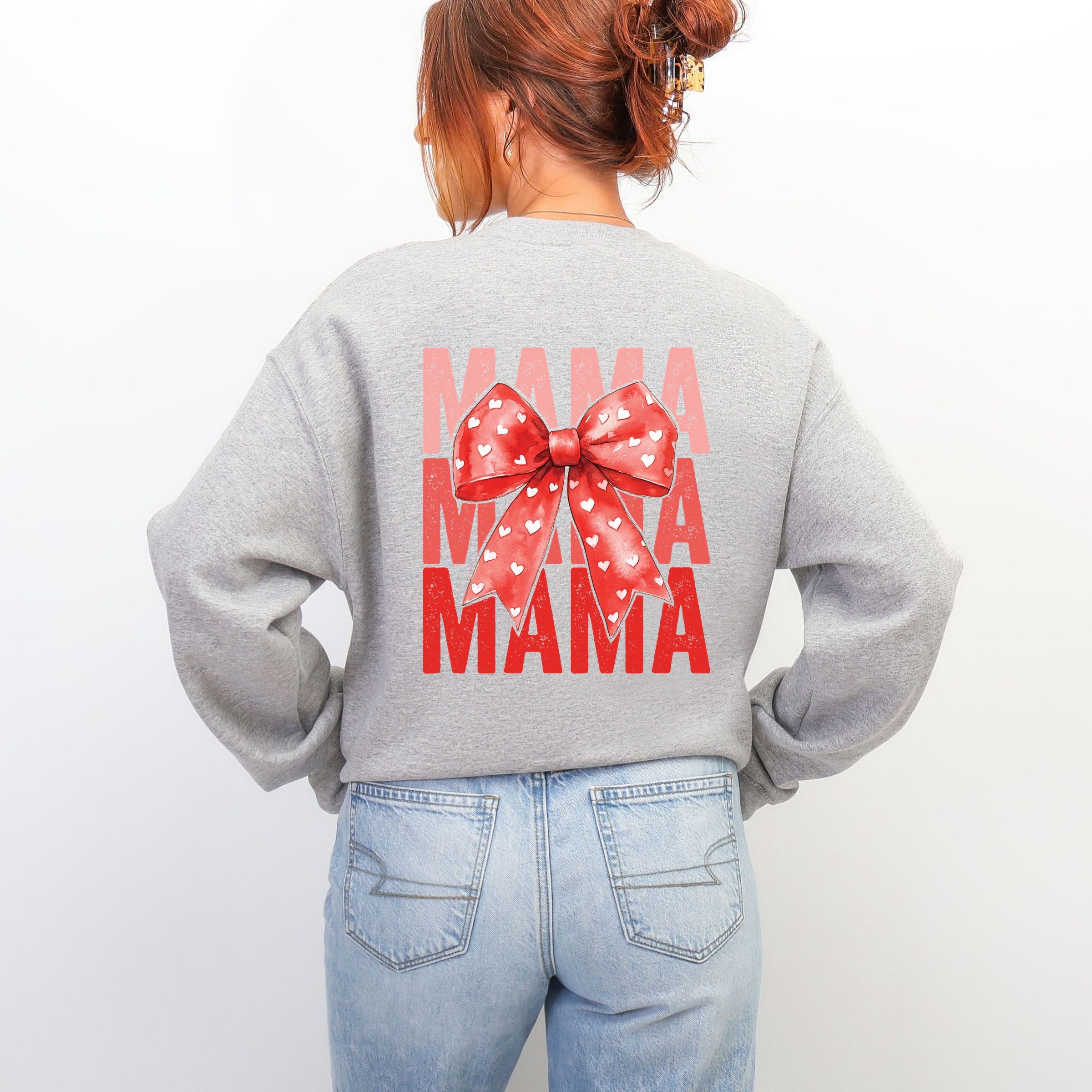 Valentine's Mama Coquette - Women's Graphic Sweatshirt