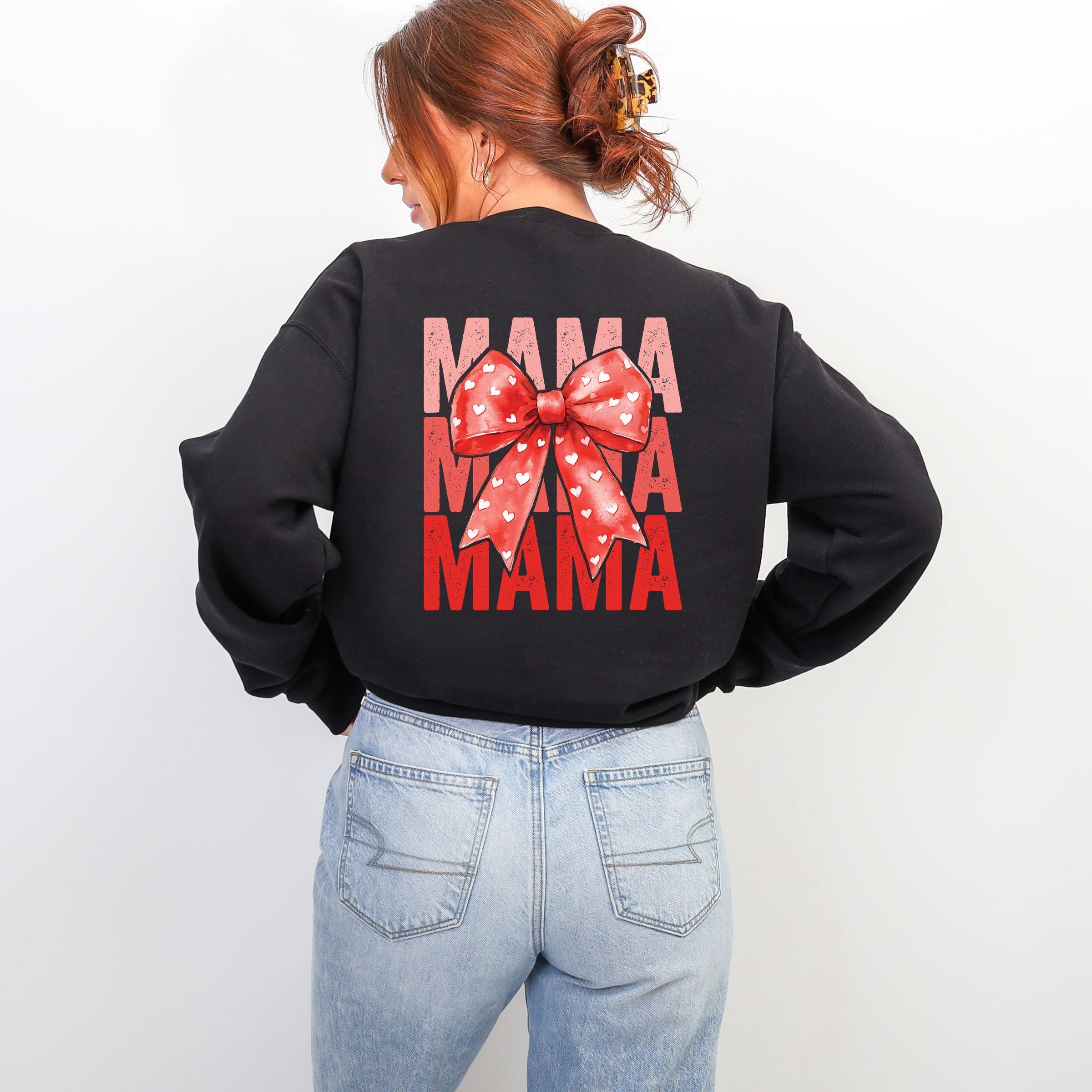 Valentine's Mama Coquette - Women's Graphic Sweatshirt