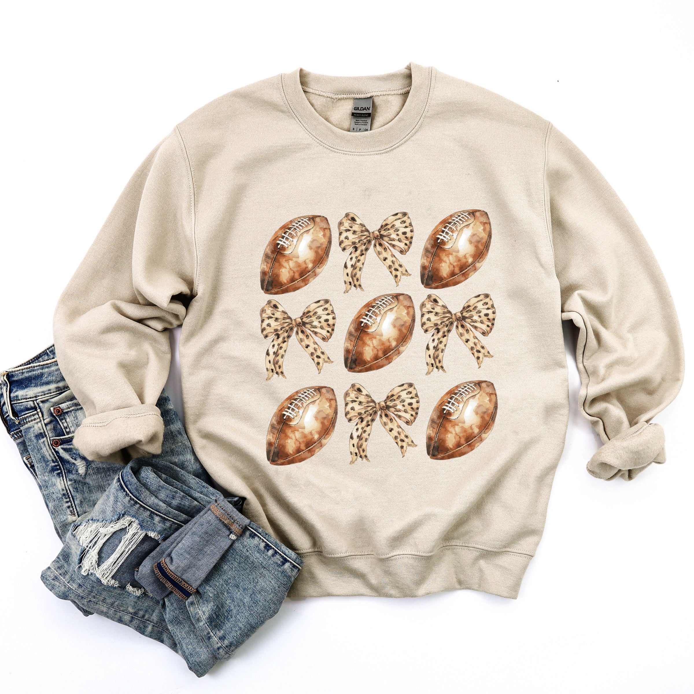 Coquette Football Chart - Women's Graphic Sweatshirt