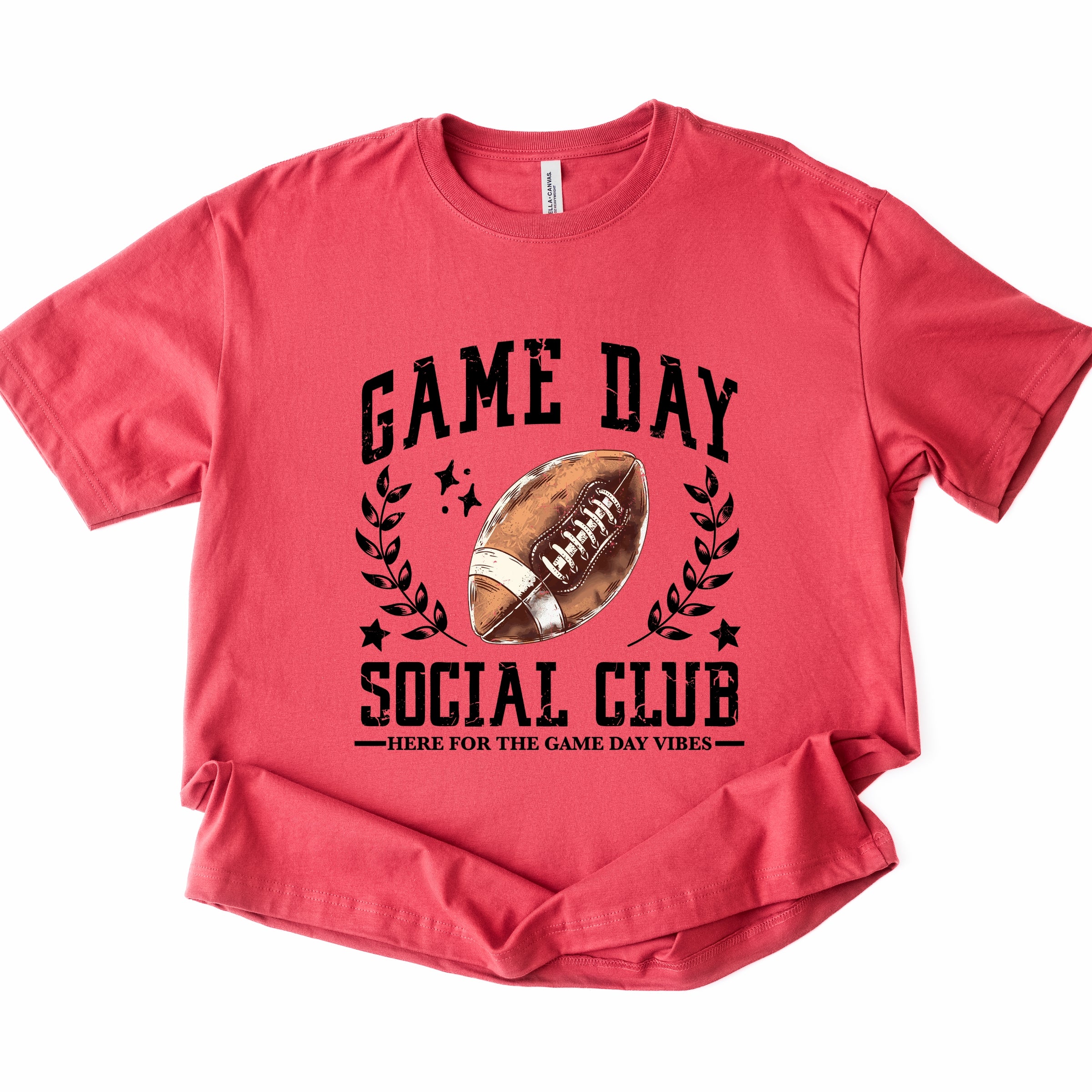 Football Game Day Social Club - Women's Heavyweight Graphic T-Shirt