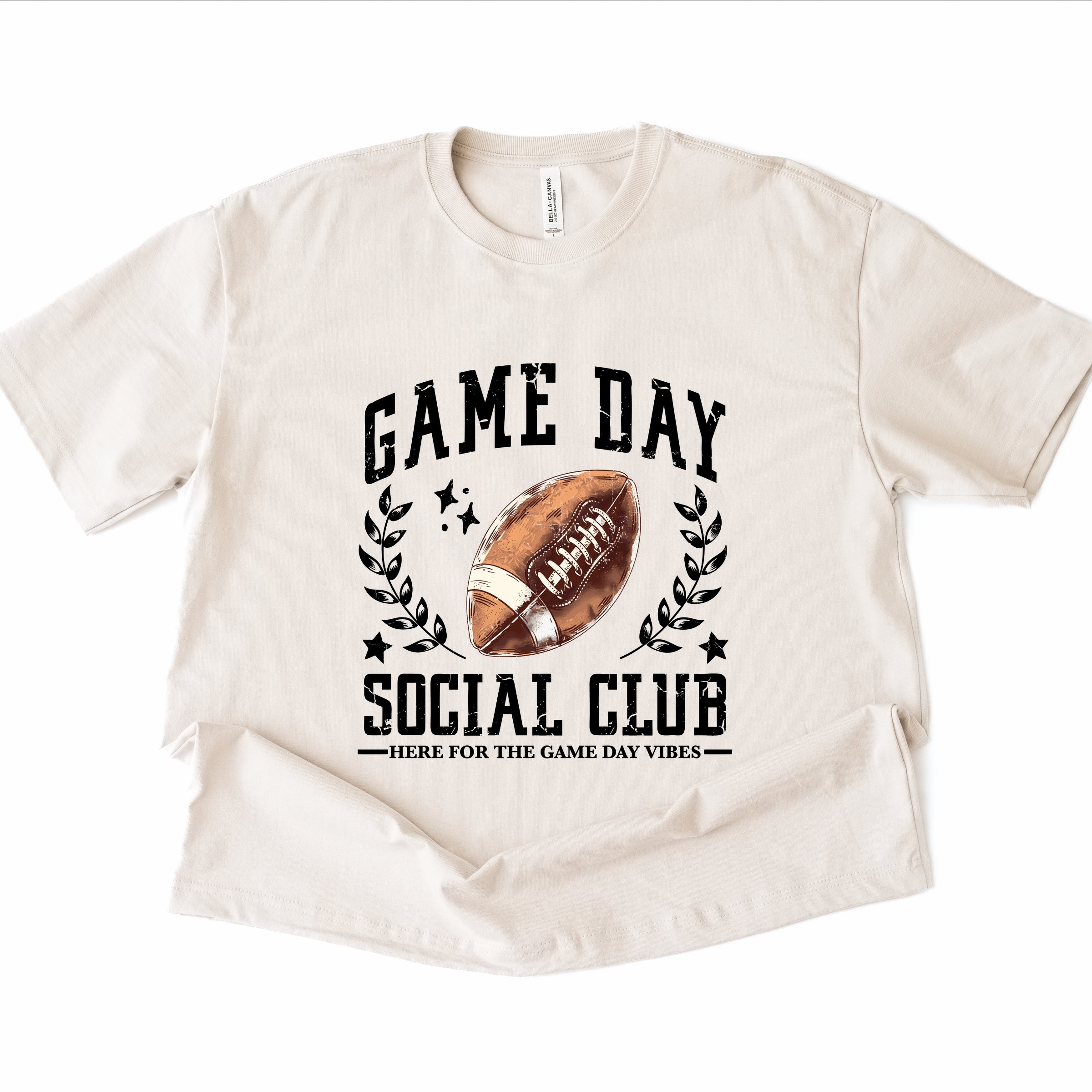 Football Game Day Social Club - Women's Heavyweight Graphic T-Shirt