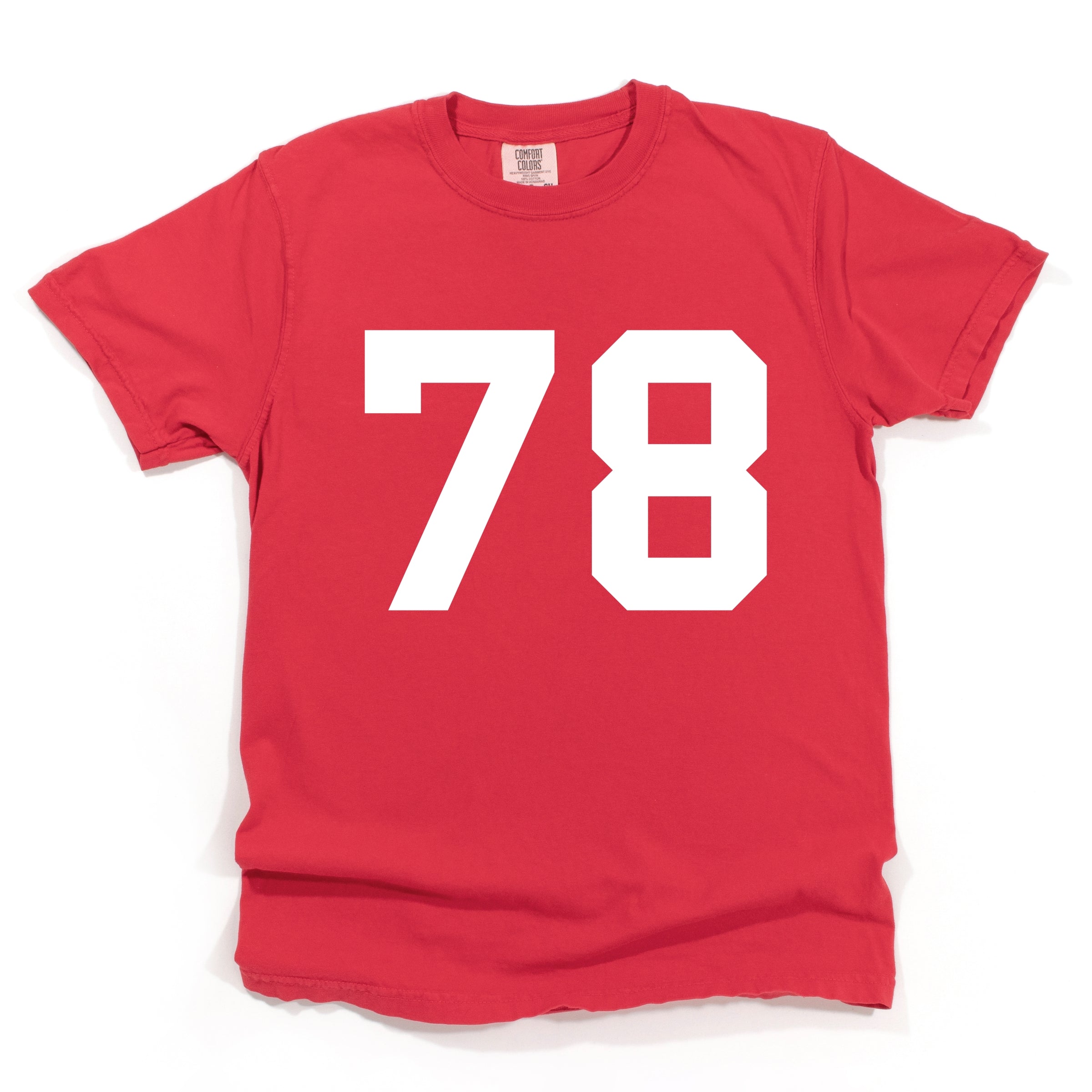 Football Jersey 78 - Womens Garment Dyed Tee