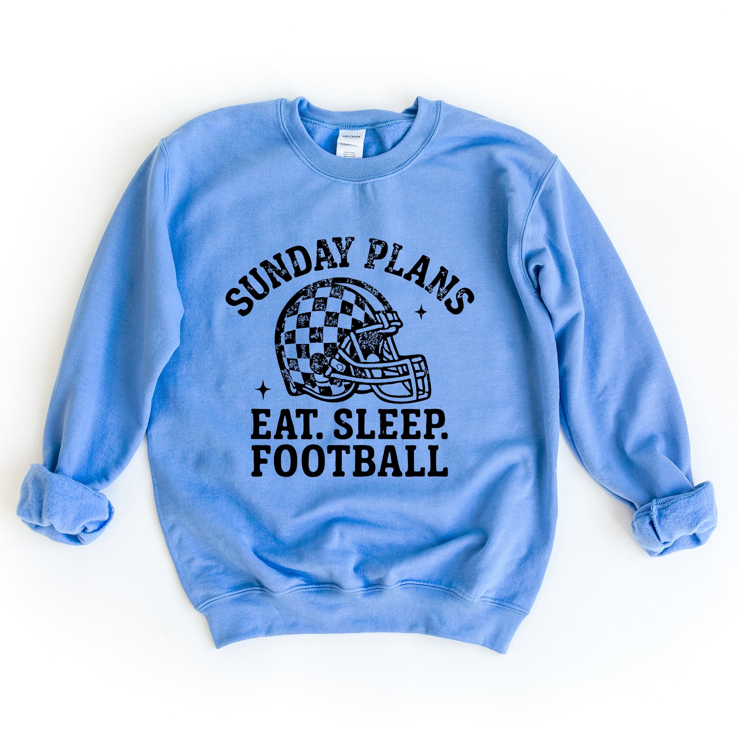 Sunday Plans: Eat. Sleep. Football - Women's Graphic Sweatshirt