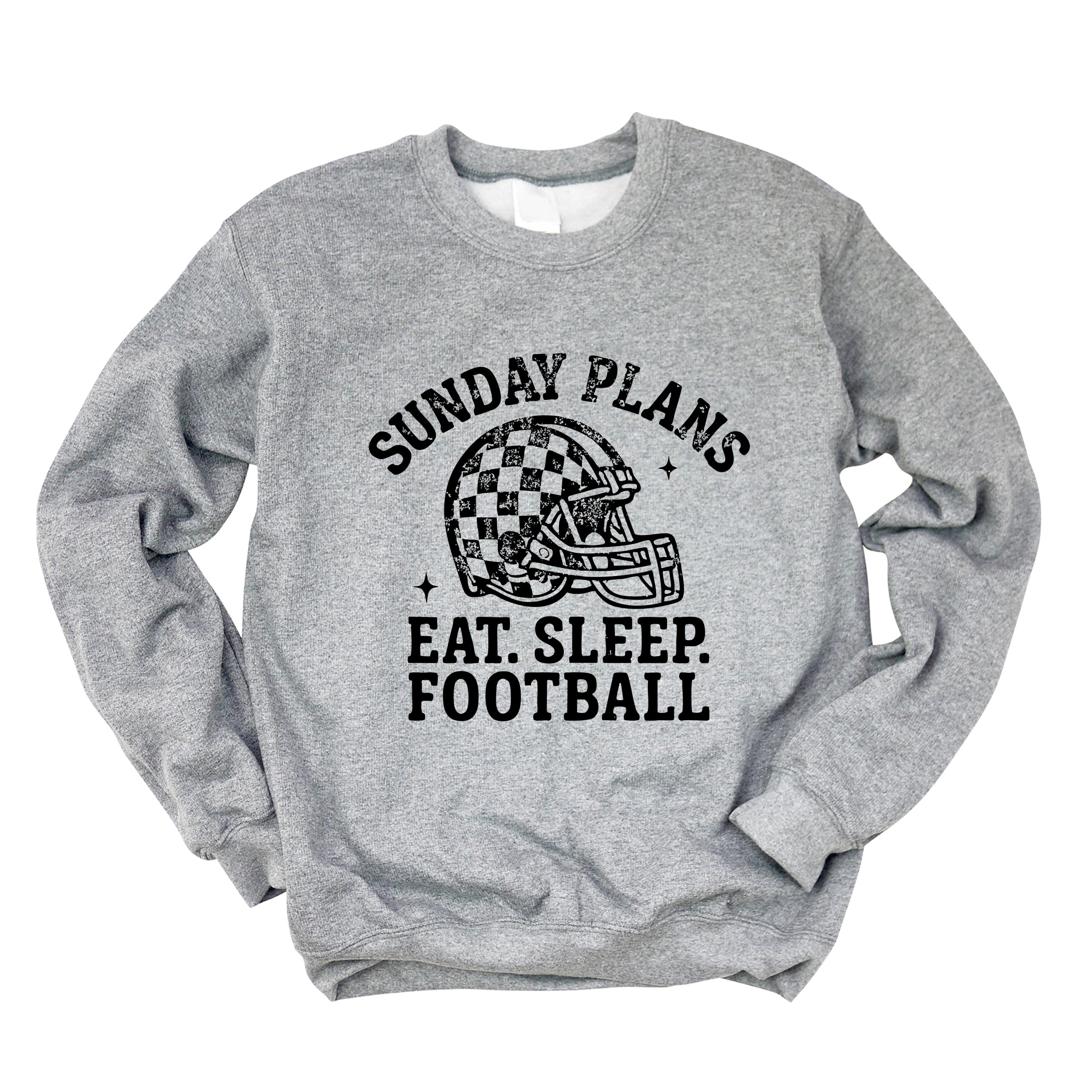 Sunday Plans: Eat. Sleep. Football - Women's Graphic Sweatshirt