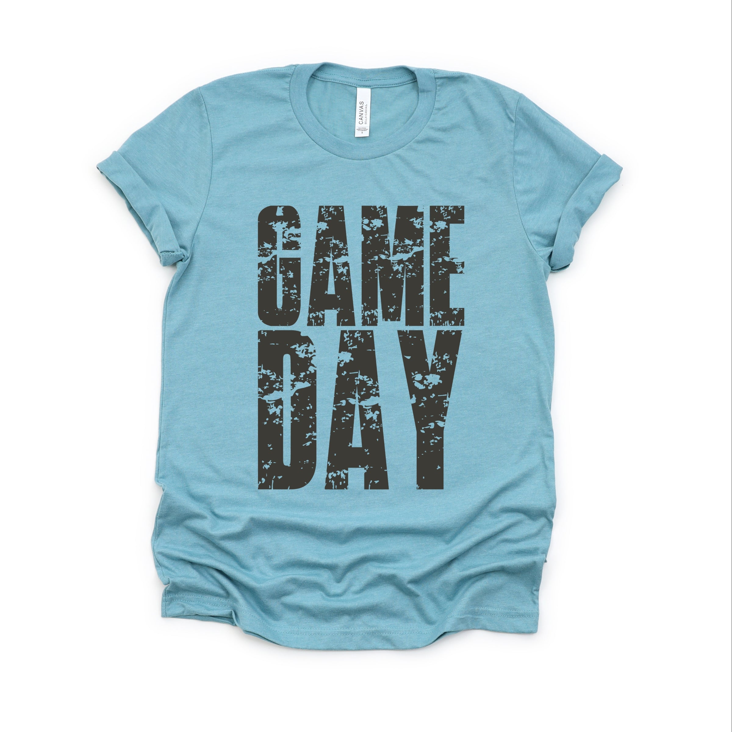 Game Day Block Distressed - Women's Short Sleeve Graphic T-Shirt