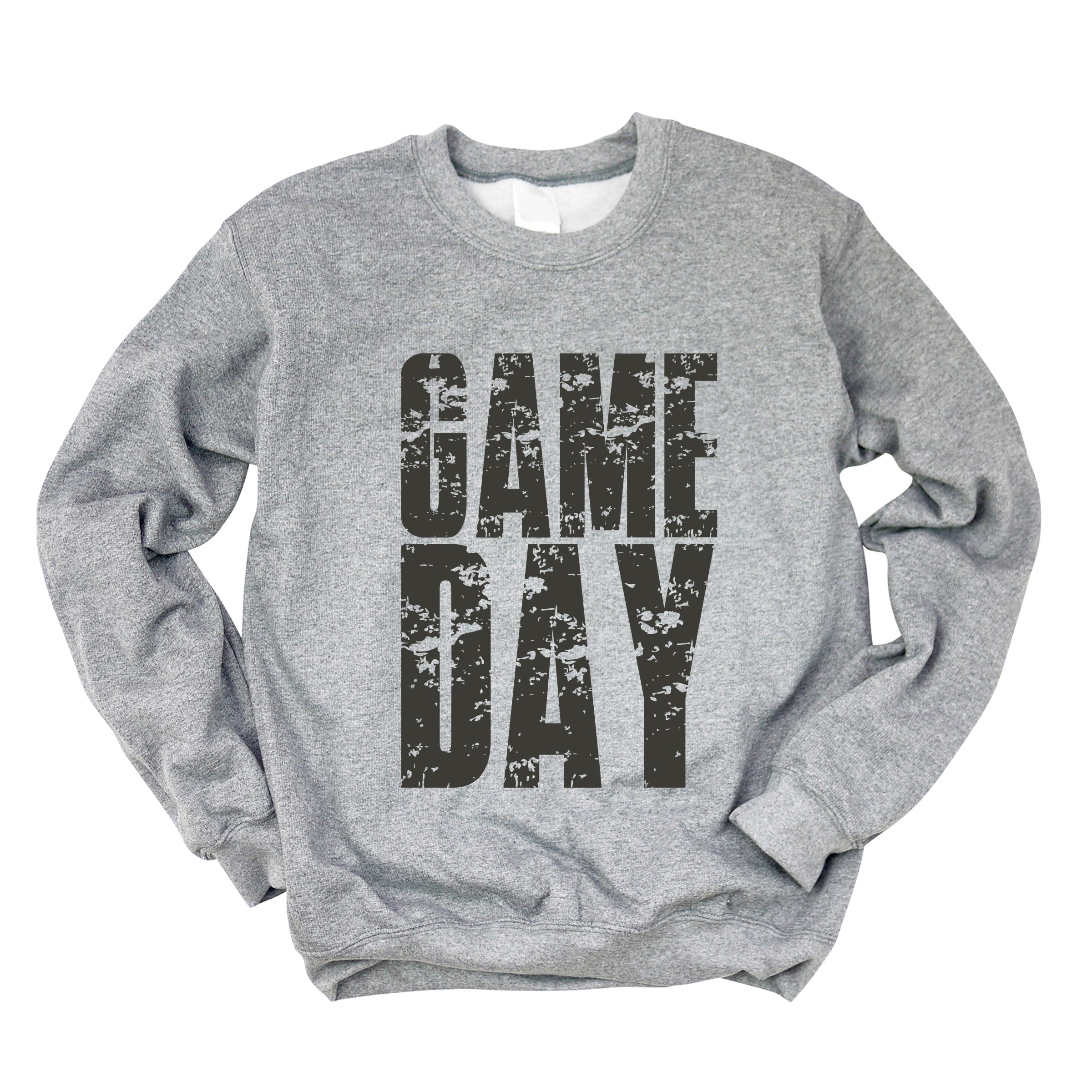 Game Day Block Distressed - Women's Graphic Sweatshirt