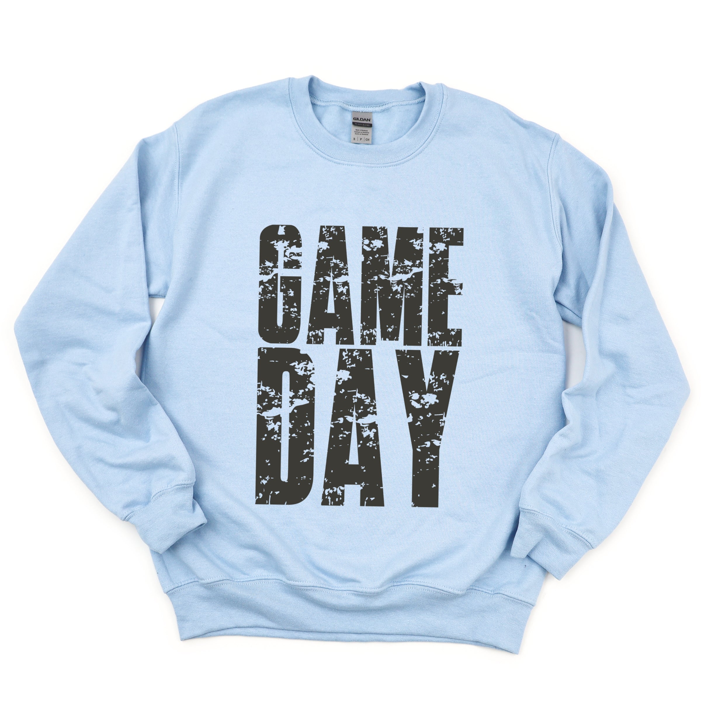 Game Day Block Distressed - Women's Graphic Sweatshirt