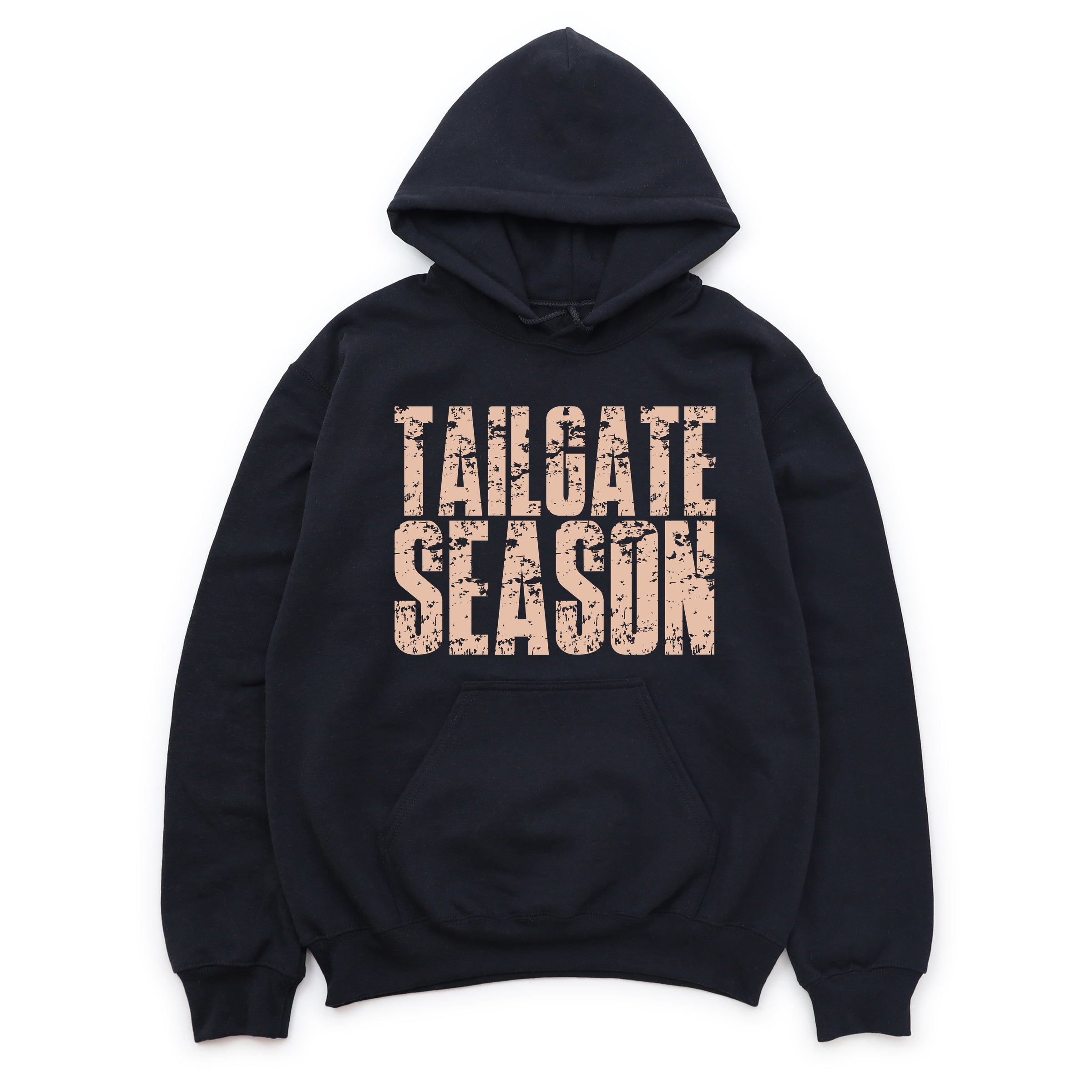 Tailgate Season Block Distressed - Women's Graphic Hoodie