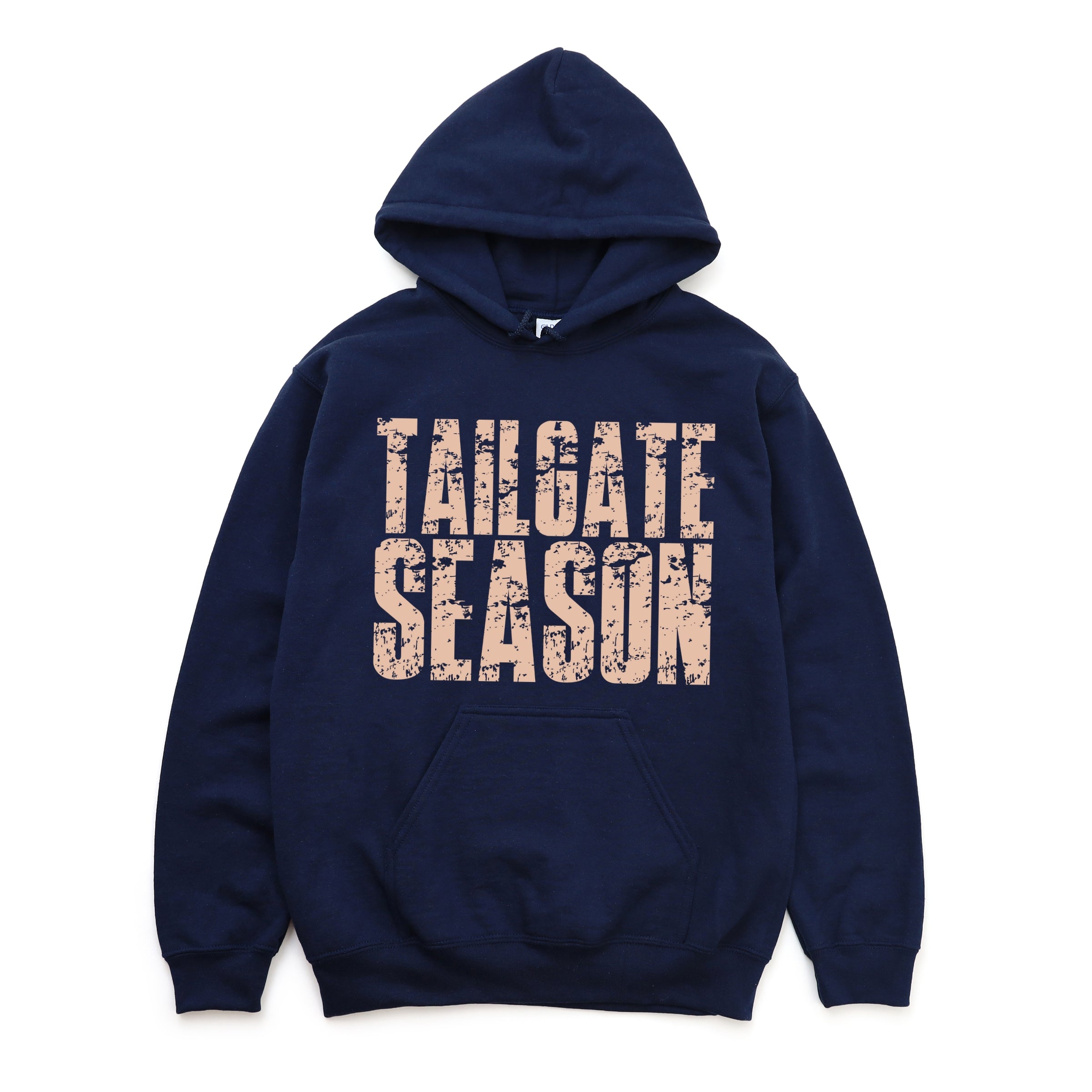 Tailgate Season Block Distressed - Women's Graphic Hoodie