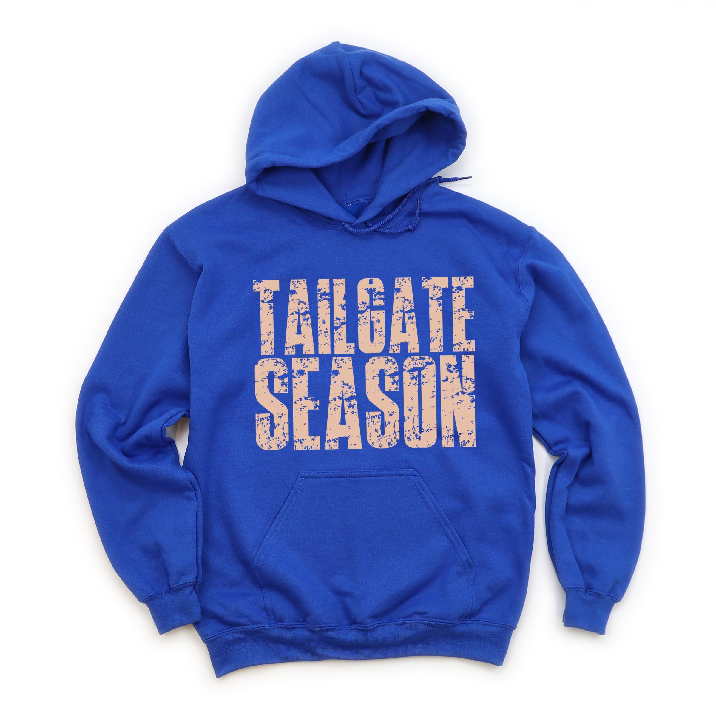 Tailgate Season Block Distressed - Women's Graphic Hoodie