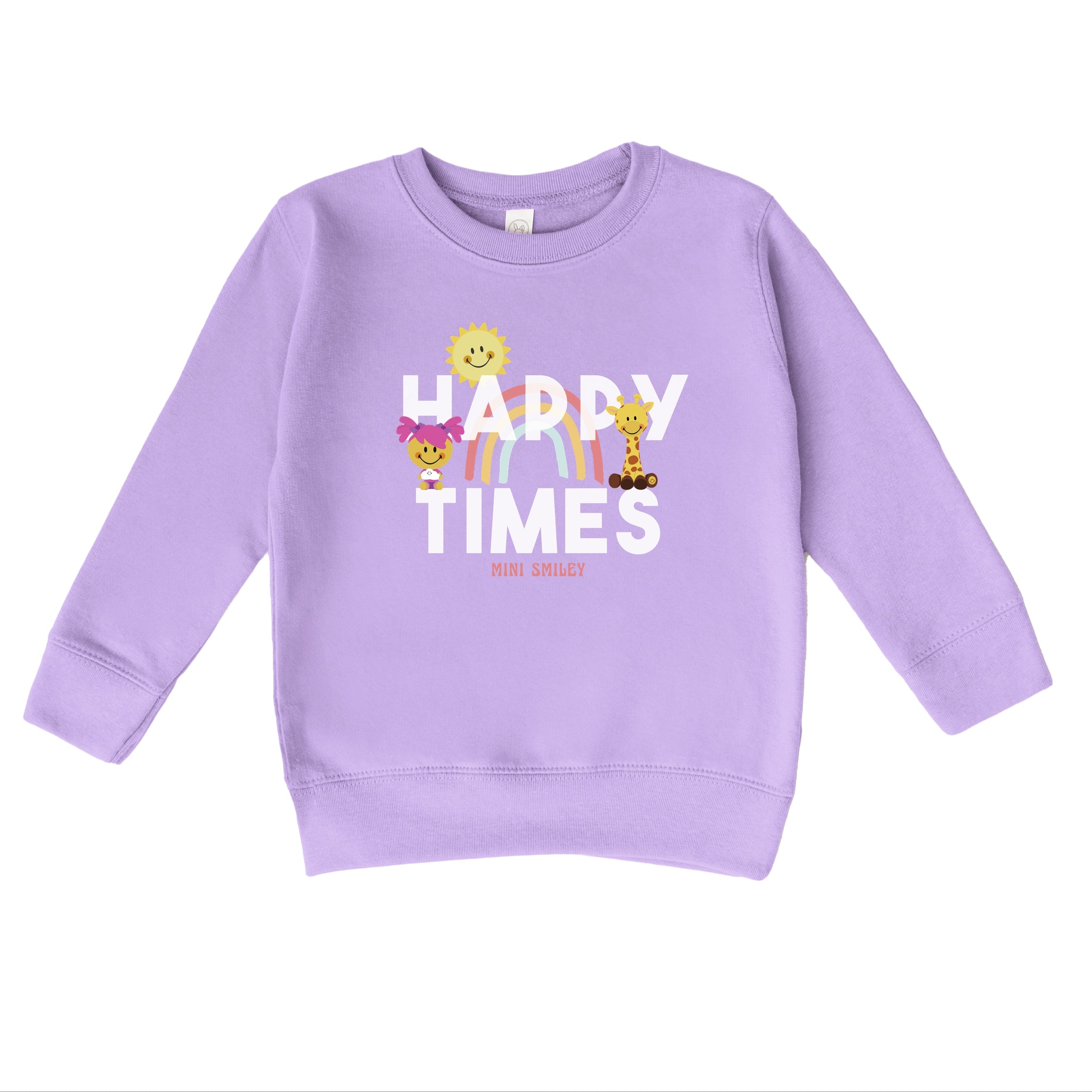 Mini Smiley Happy Times - Toddler Graphic Sweatshirt