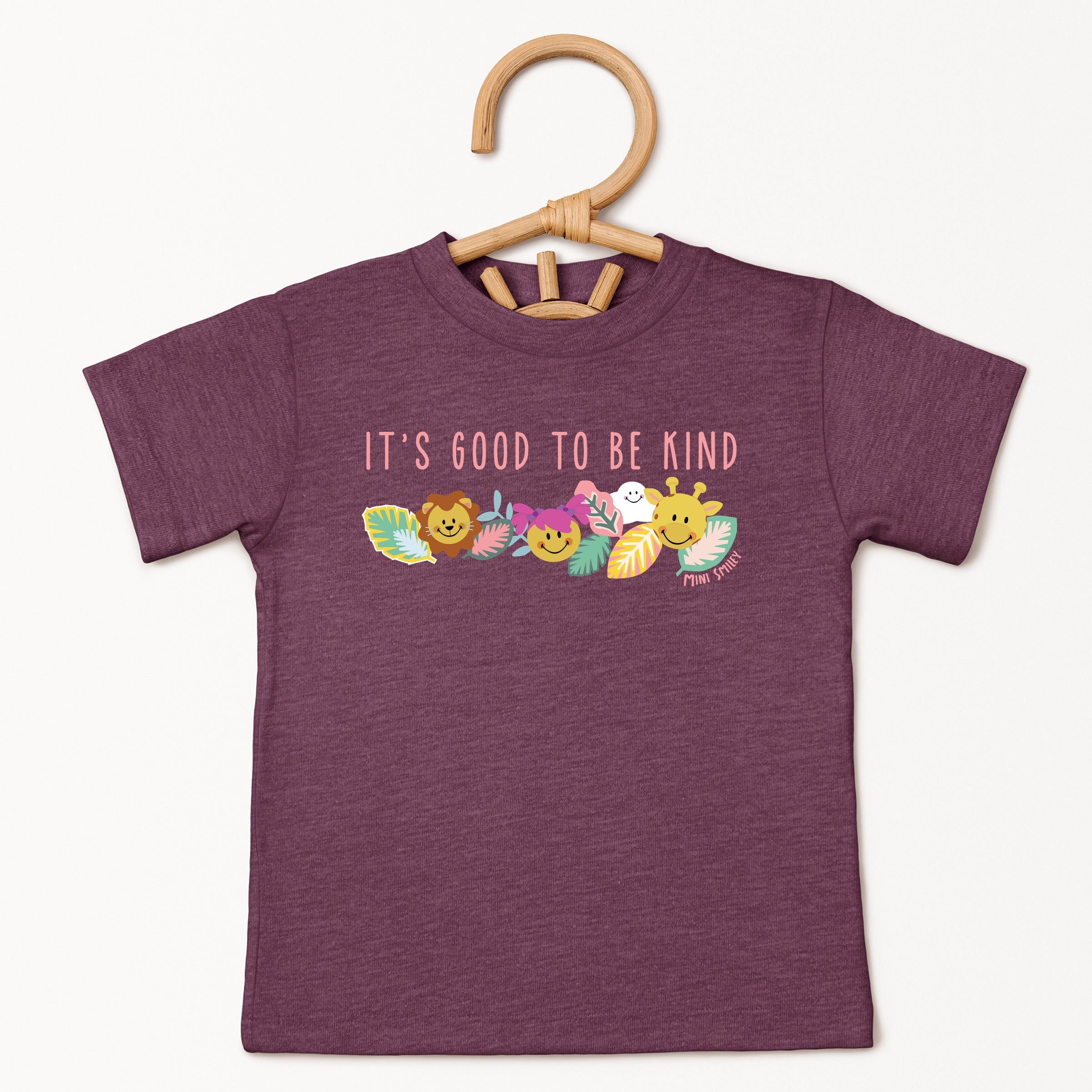 Mini Smiley It's Good To Be Kind Aria - Toddler Short Sleeve Graphic T-Shirt