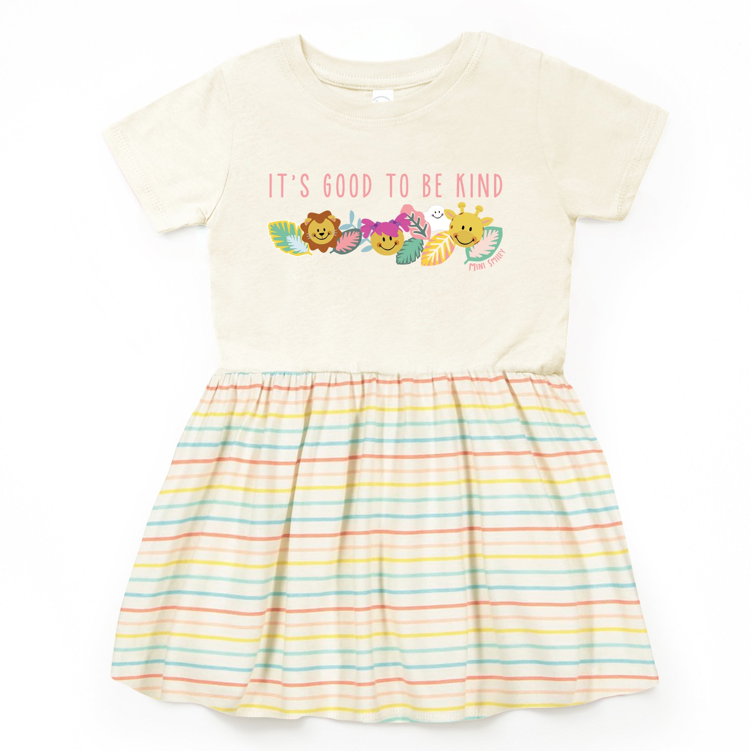 Mini Smiley It's Good To Be Kind Aria - Toddler Graphic Dress
