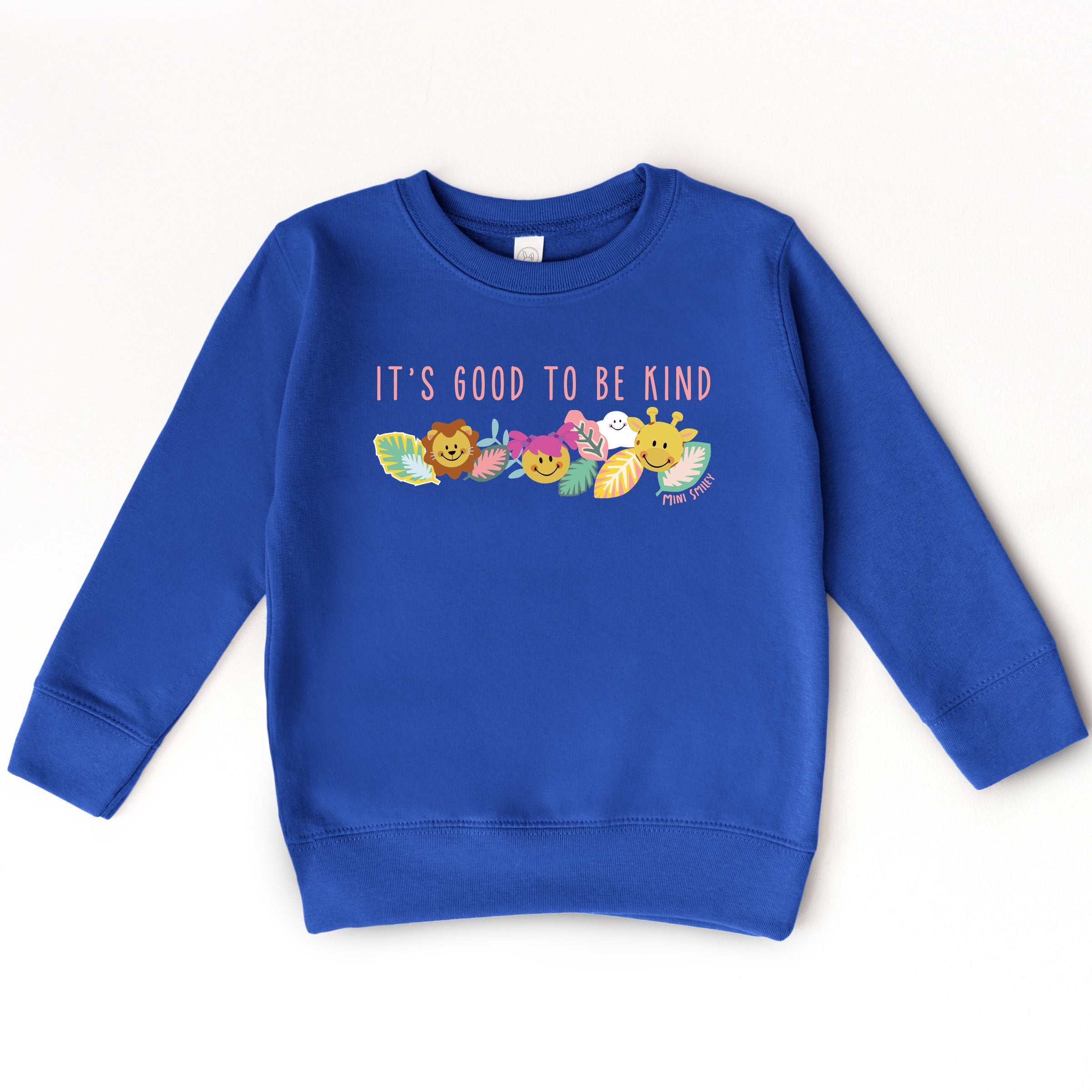 Mini Smiley It's Good To Be Kind Aria - Toddler Graphic Sweatshirt