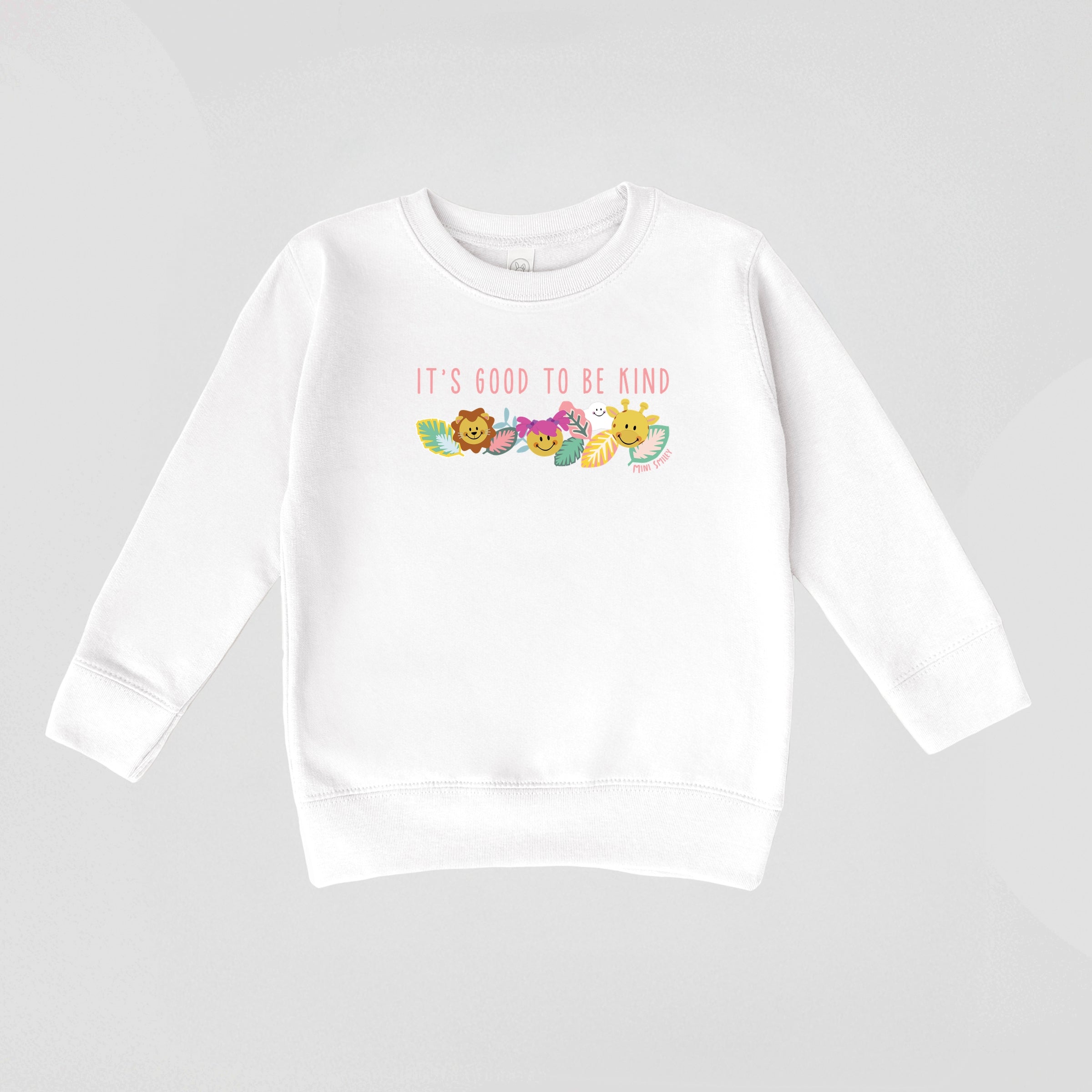 Mini Smiley It's Good To Be Kind Aria - Toddler Graphic Sweatshirt