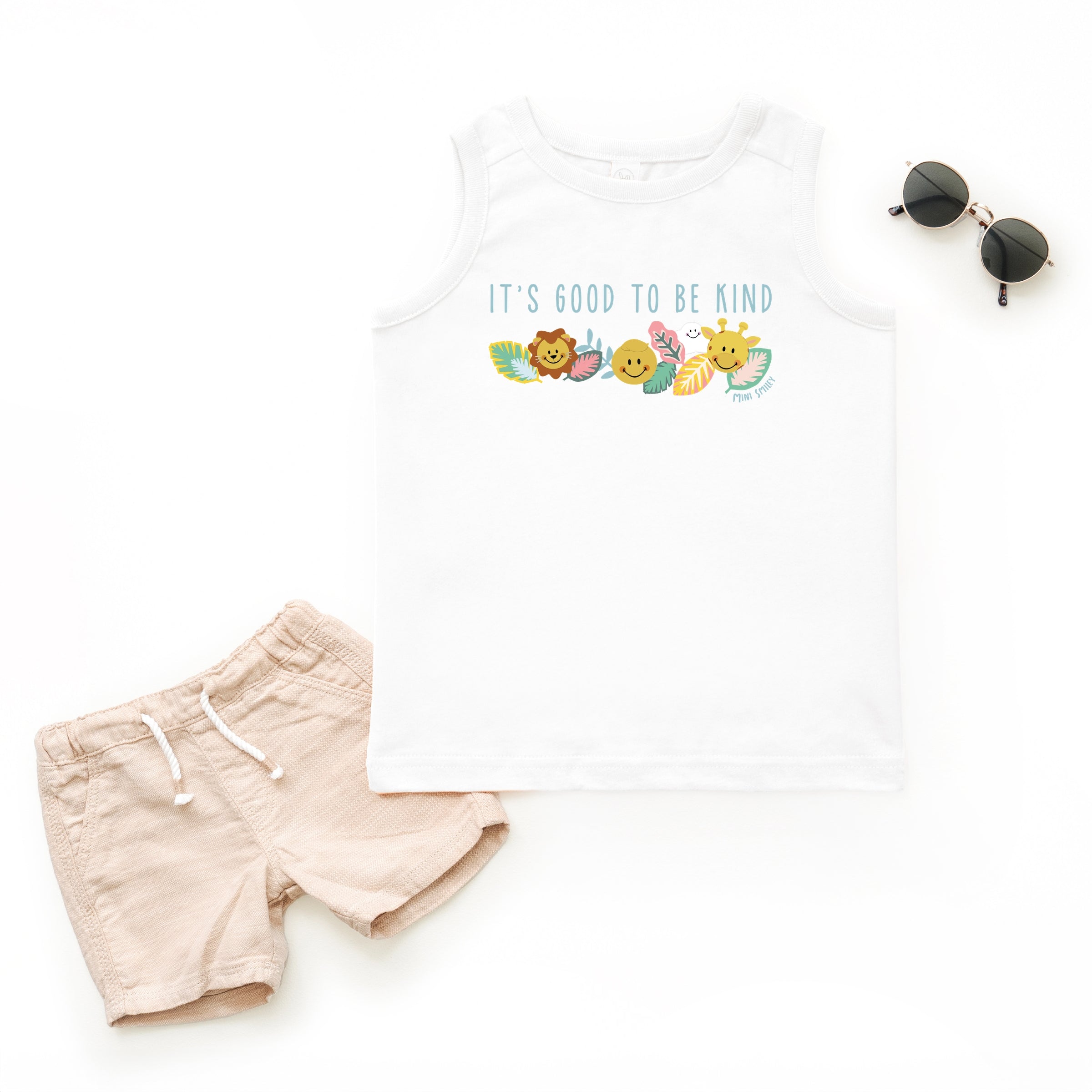 Mini Smiley It's Good To Be Kind Lumi - Toddler Graphic Tank