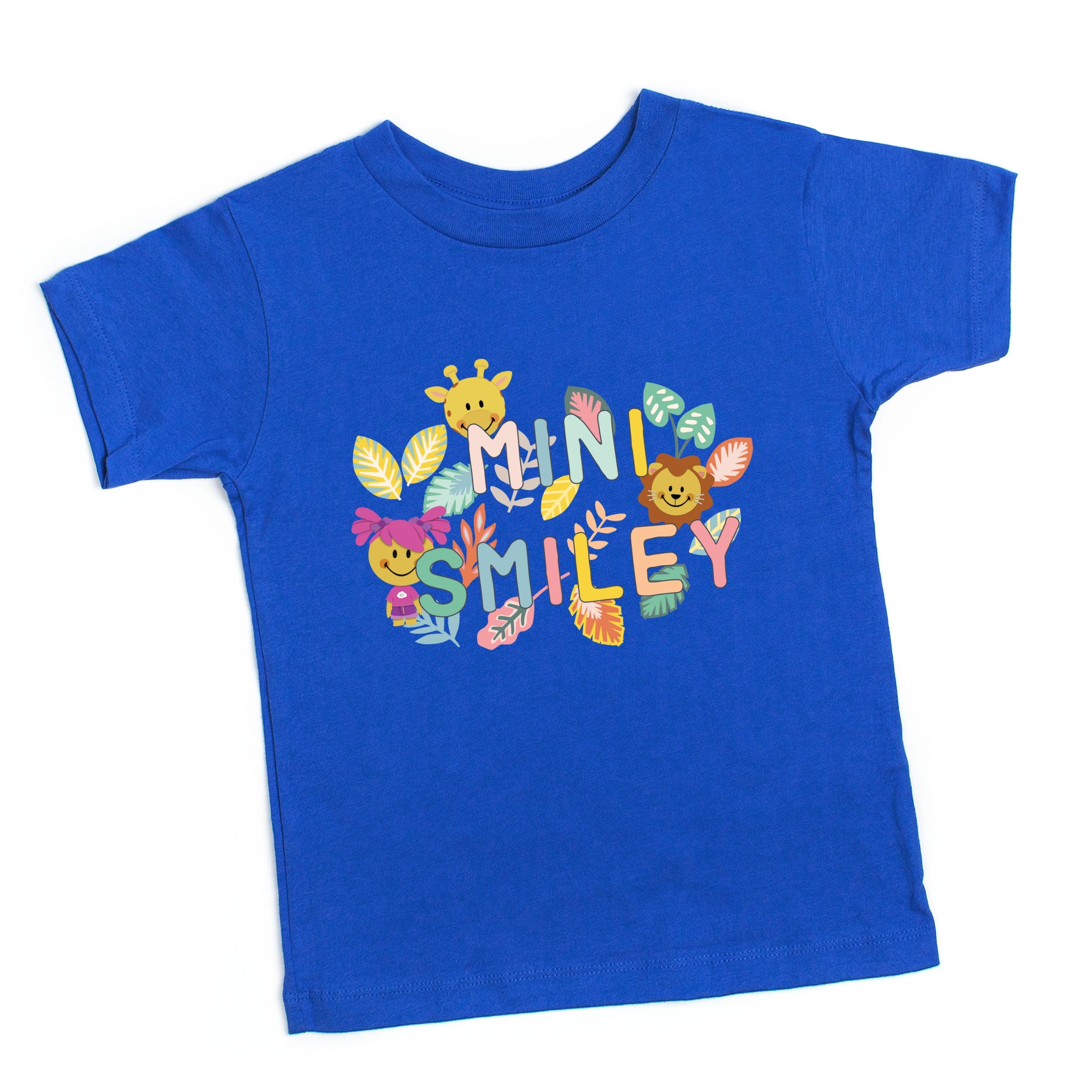 Mini Smiley Leaves - Toddler Short Sleeve Graphic T-Shirt