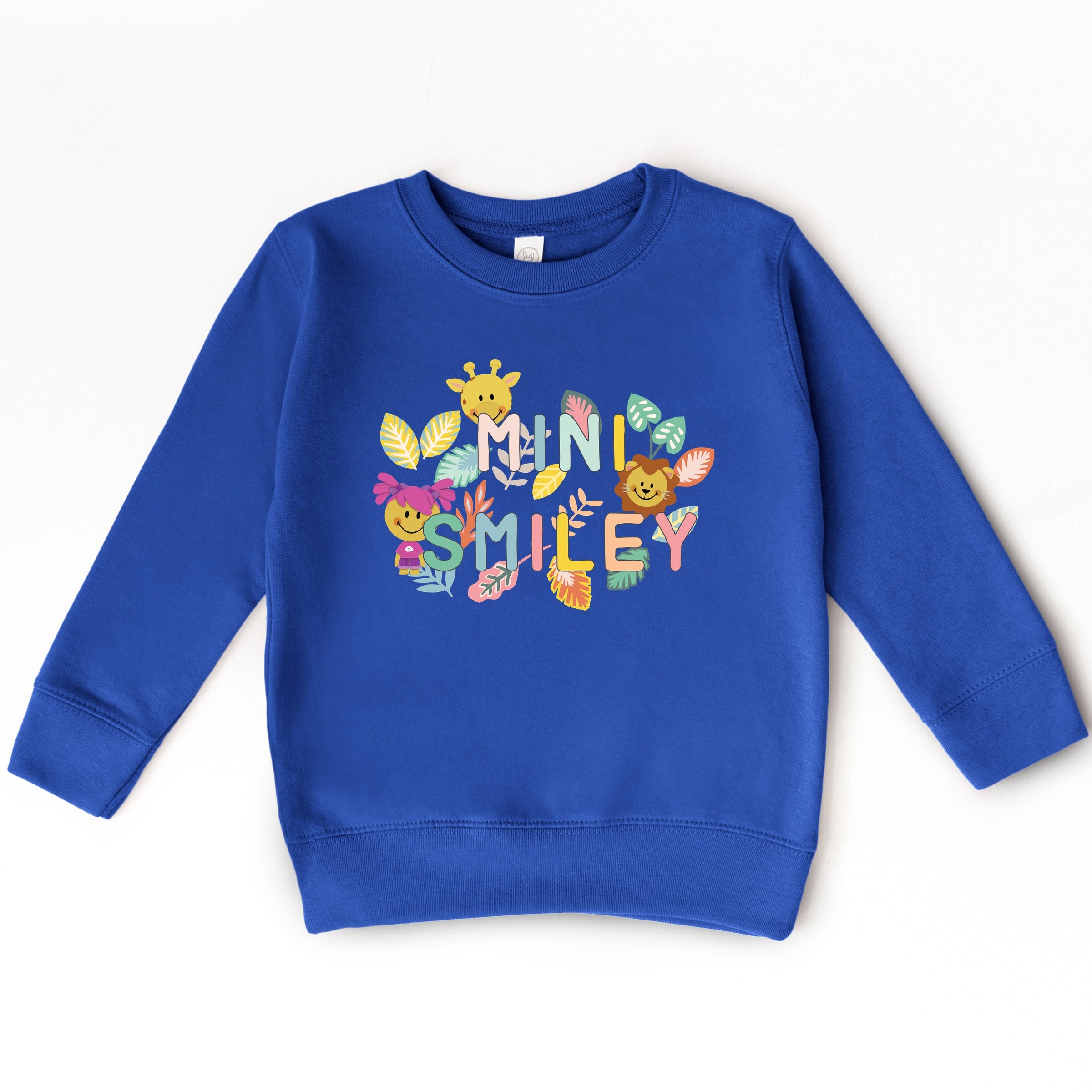 Mini Smiley Leaves - Toddler Graphic Sweatshirt
