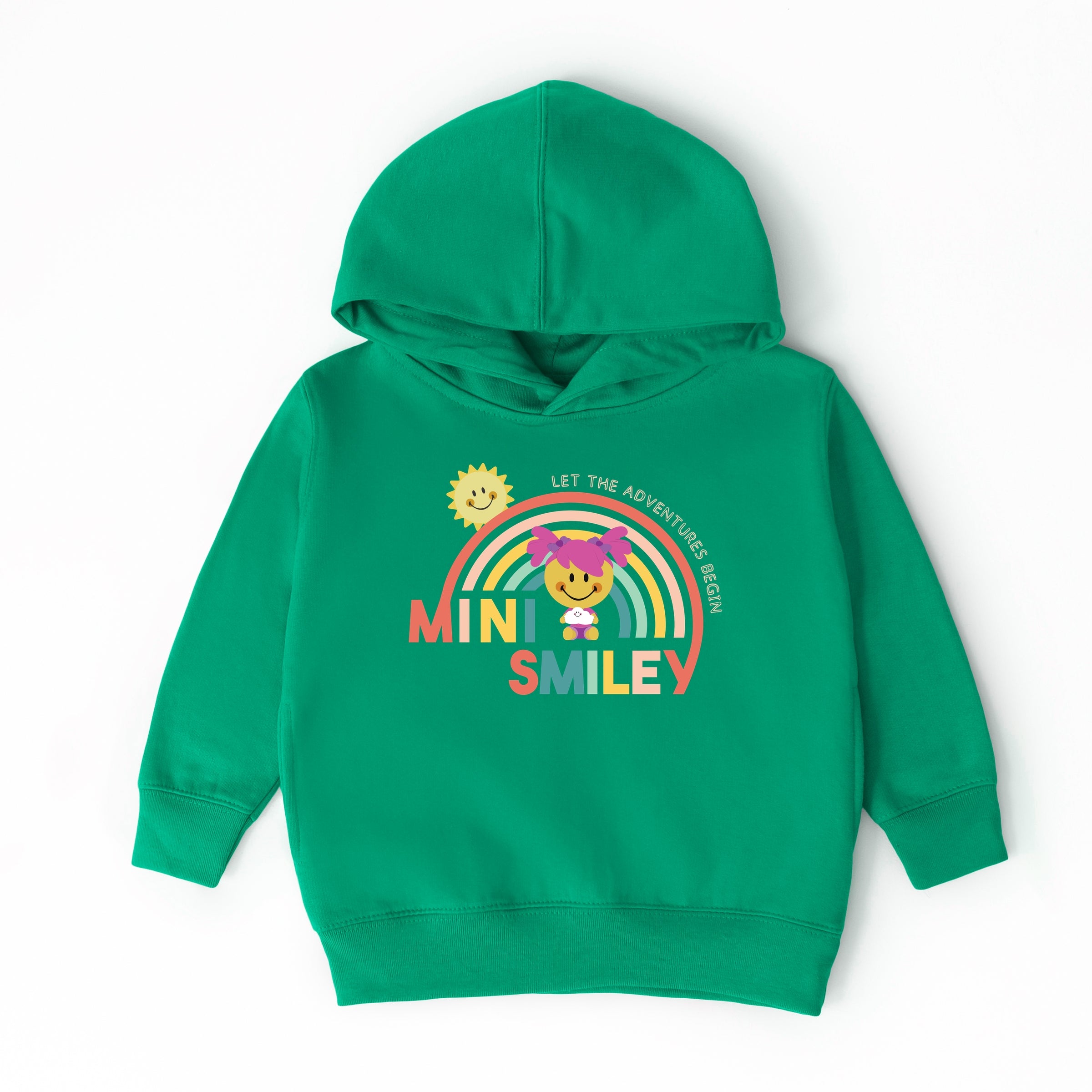 Mini Smiley Let The Adventures Begin Aria - Toddler Hoodie