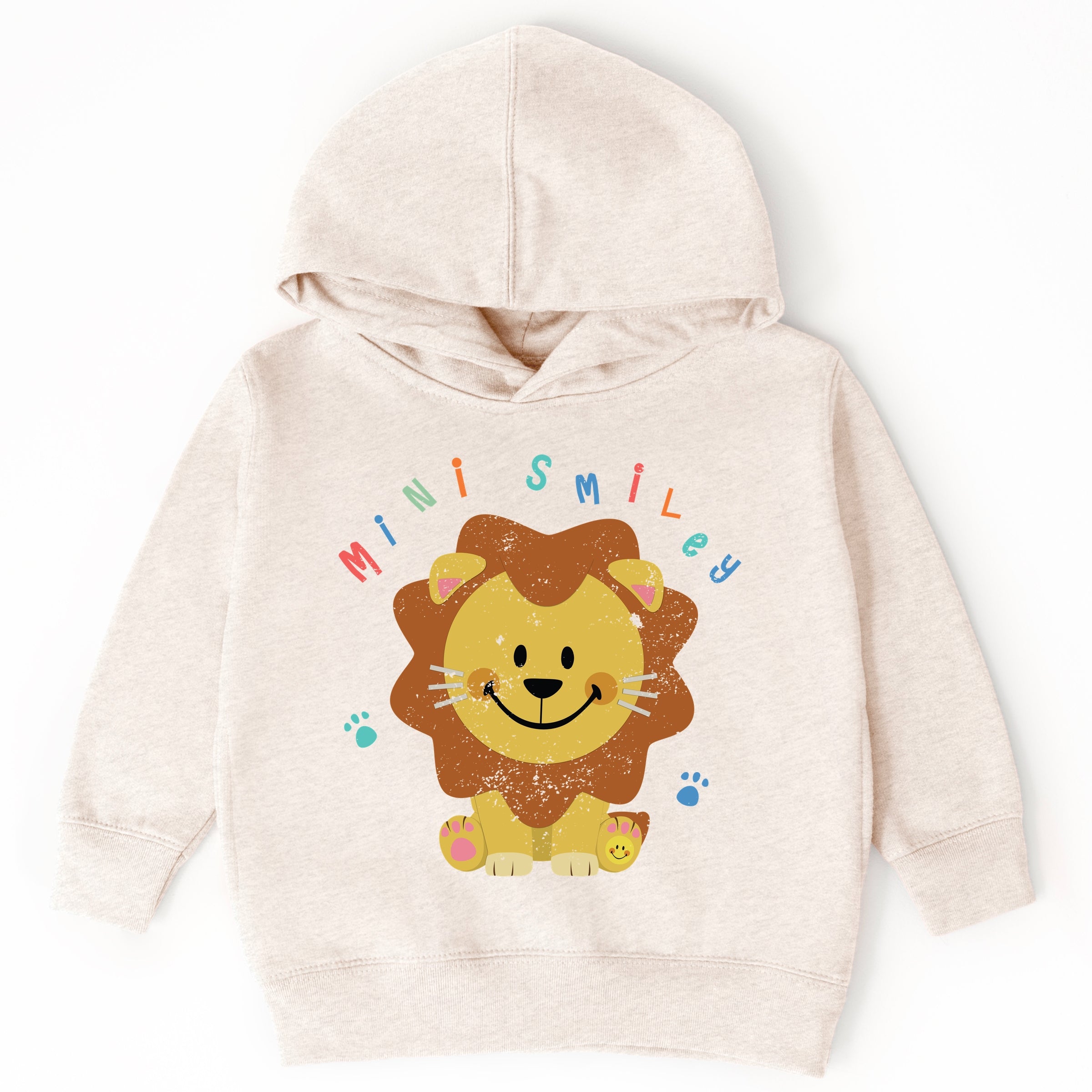 Mini Smiley Lion Paws - Toddler Hoodie