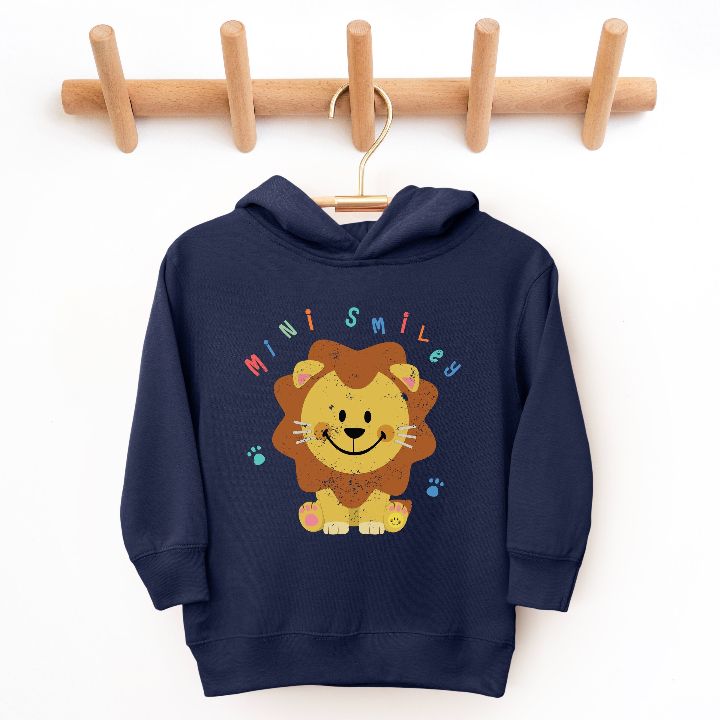 Mini Smiley Lion Paws - Toddler Hoodie