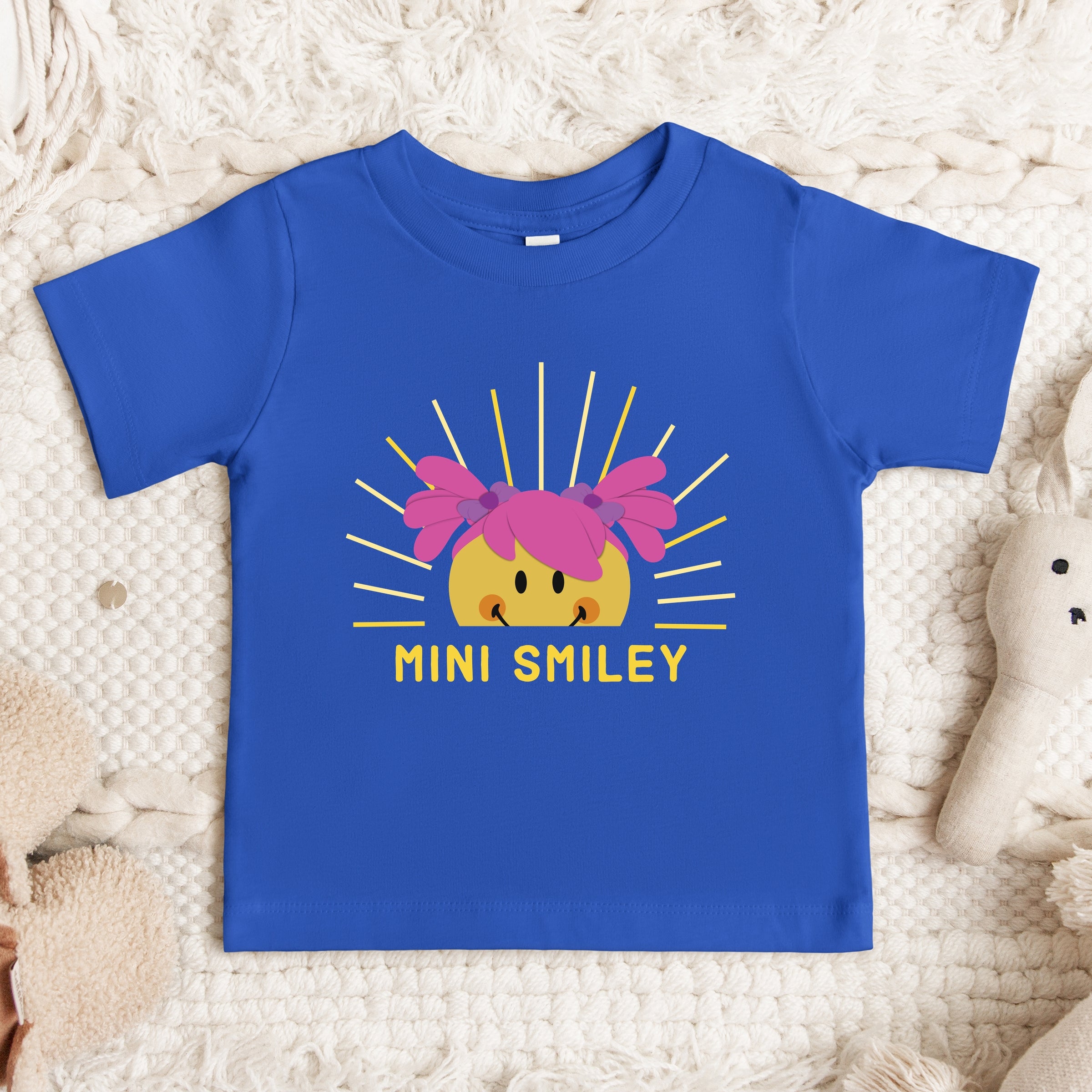 Mini Smiley Aria Sunshine - Toddler Short Sleeve Graphic T-Shirt