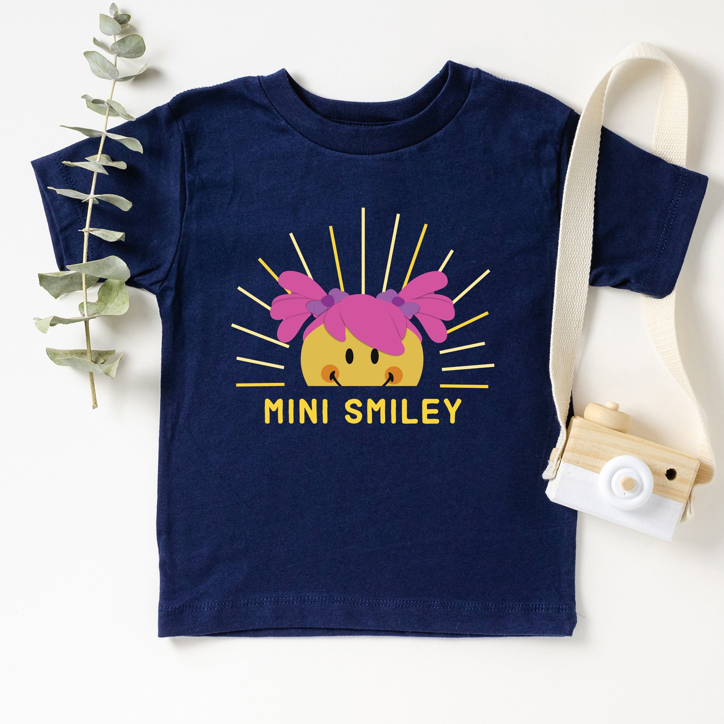 Mini Smiley Aria Sunshine - Toddler Short Sleeve Graphic T-Shirt