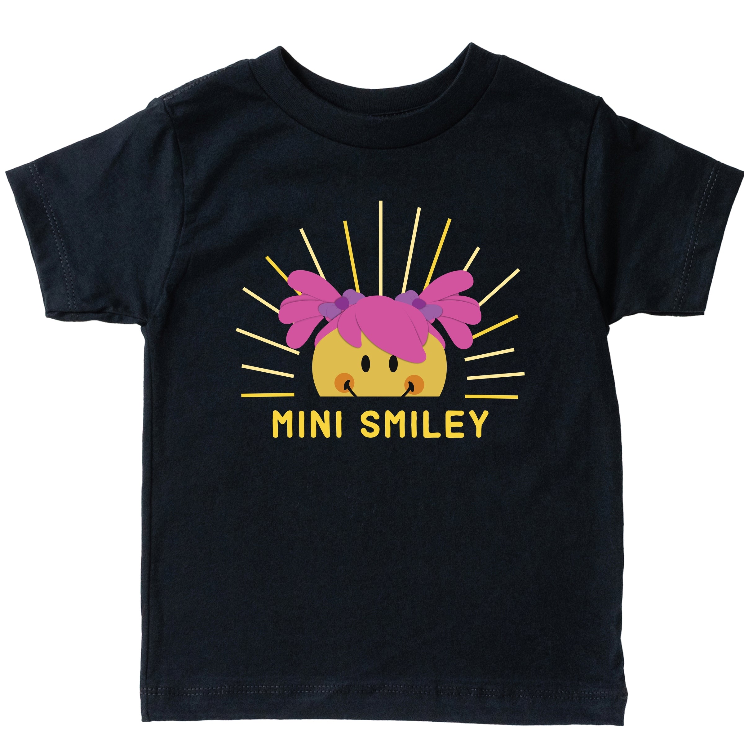 Mini Smiley Aria Sunshine - Toddler Short Sleeve Graphic T-Shirt