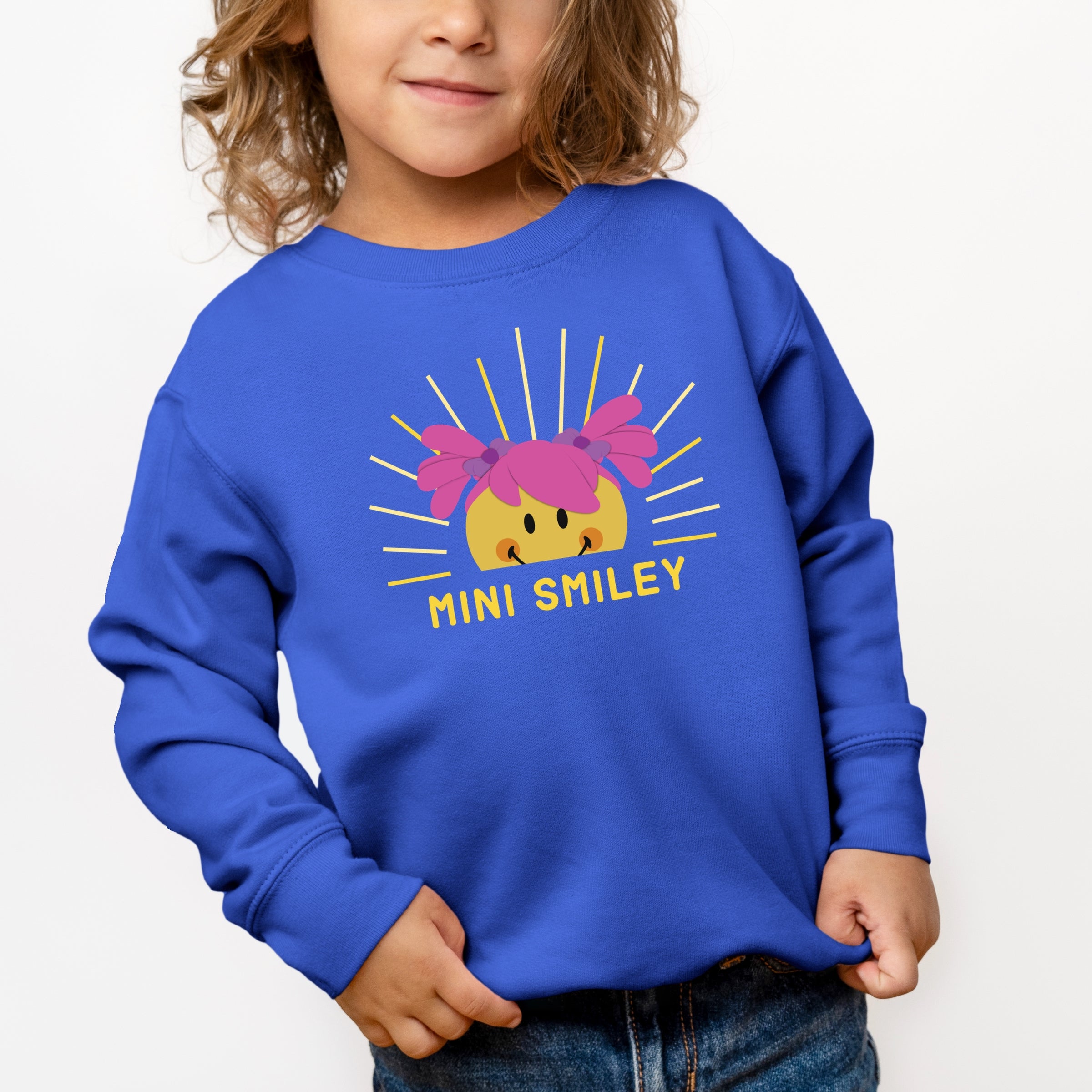 Mini Smiley Aria Sunshine - Toddler Graphic Sweatshirt