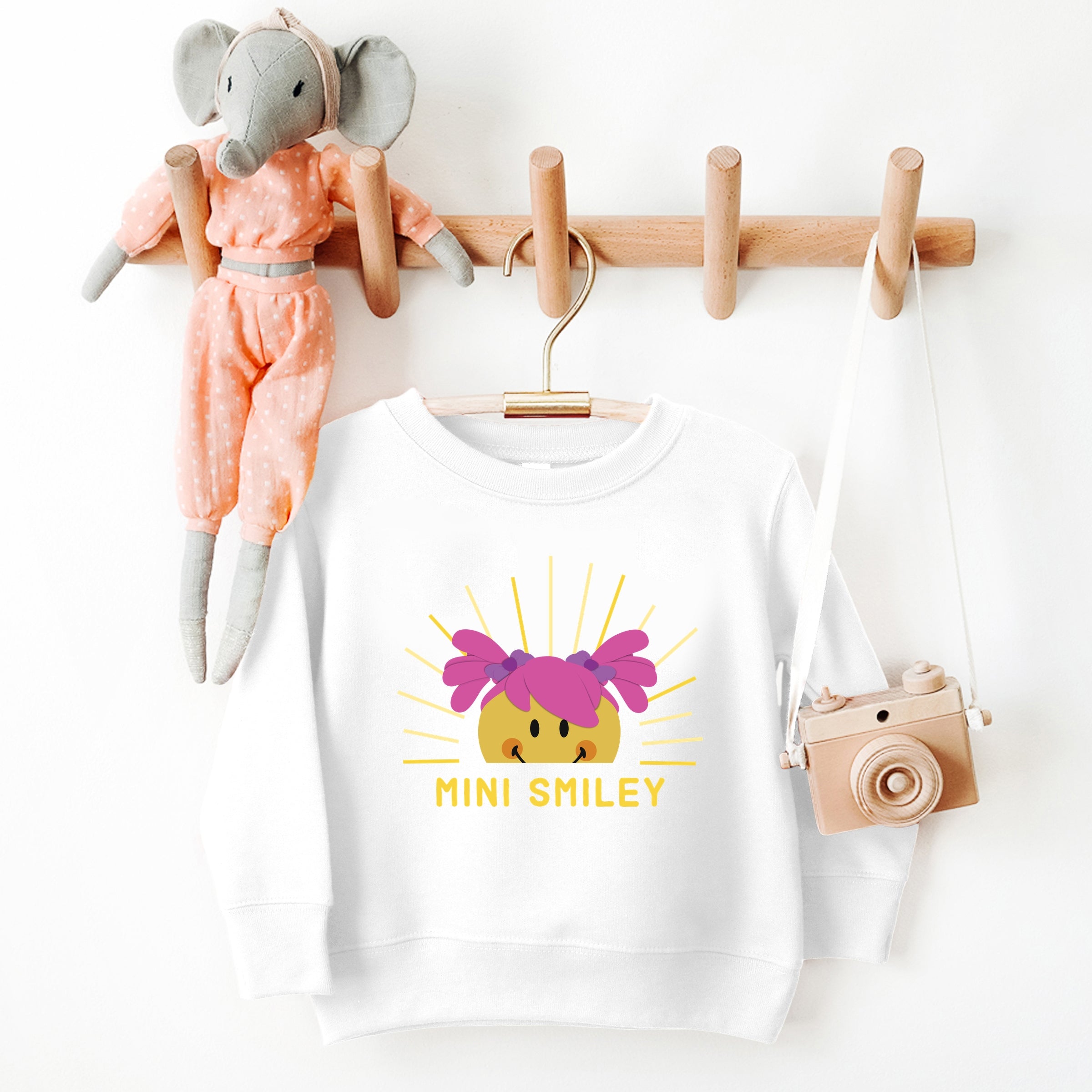 Mini Smiley Aria Sunshine - Toddler Graphic Sweatshirt