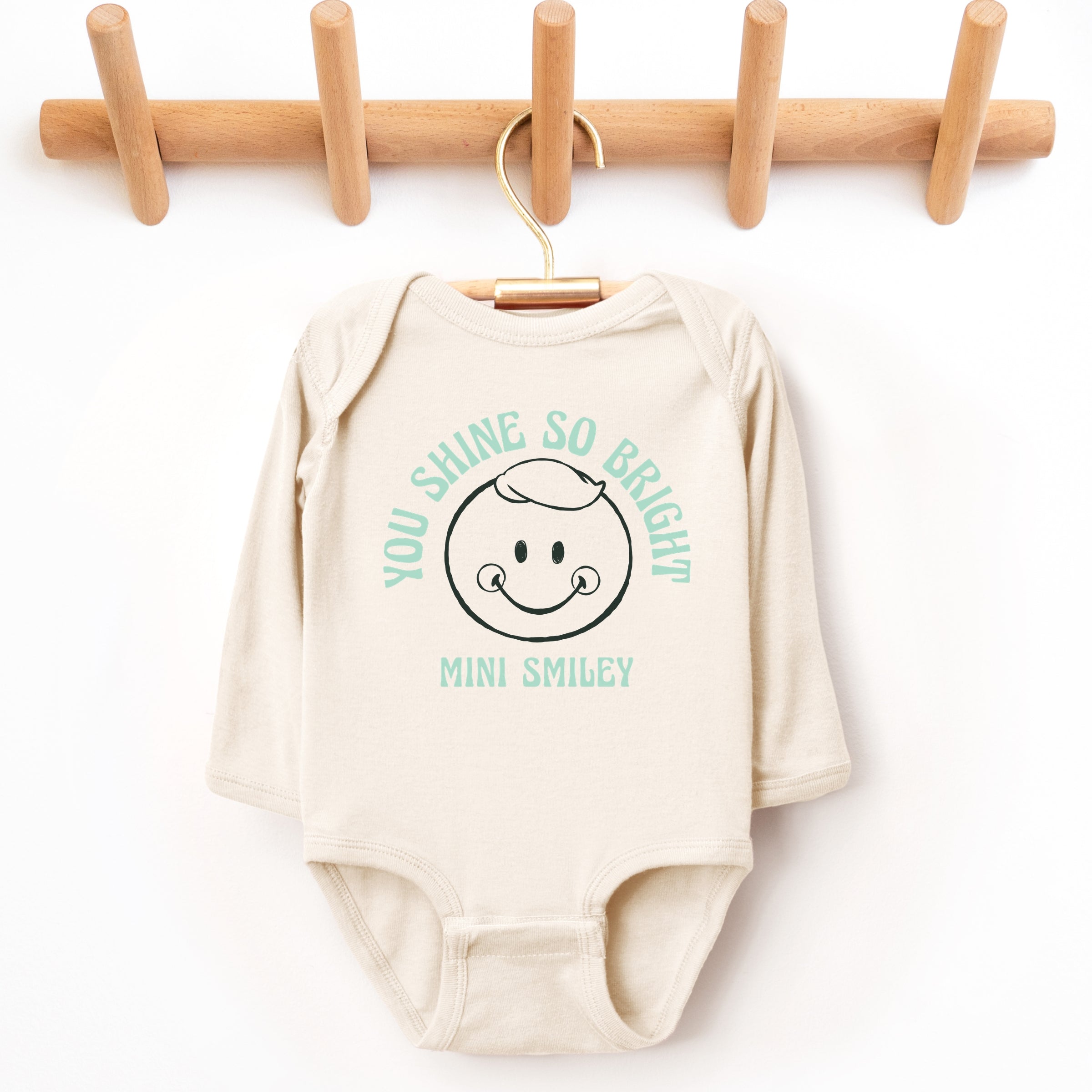 Mini Smiley You Shine So Bright - Baby Long Sleeve Bodysuit