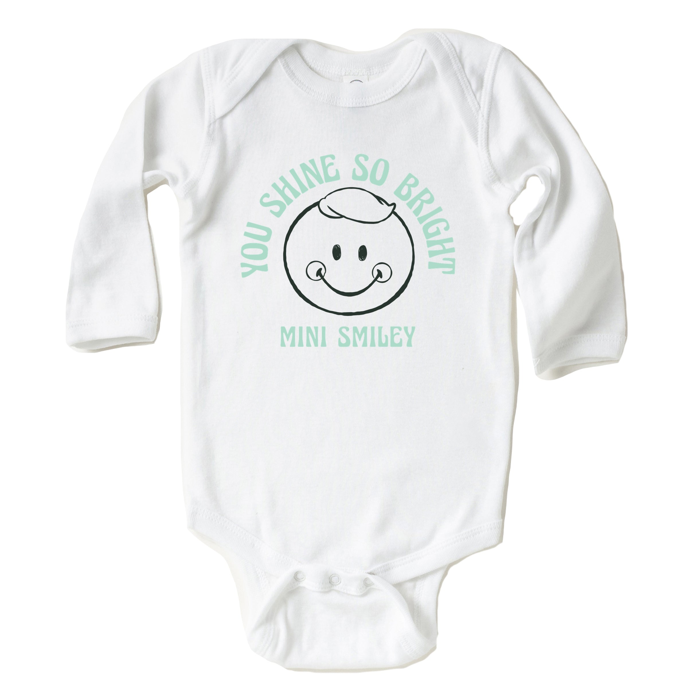 Mini Smiley You Shine So Bright - Baby Long Sleeve Bodysuit
