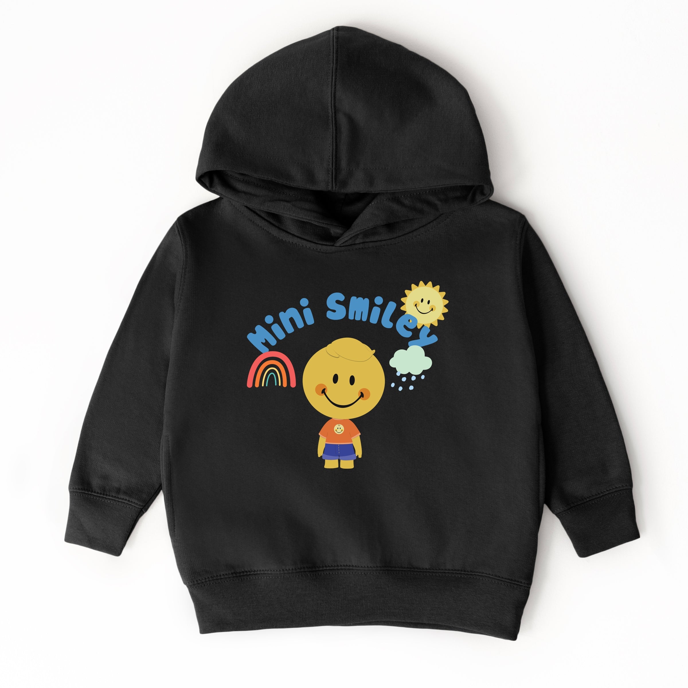 Mini Smiley Rainbow Cloud Lumi - Toddler Hoodie