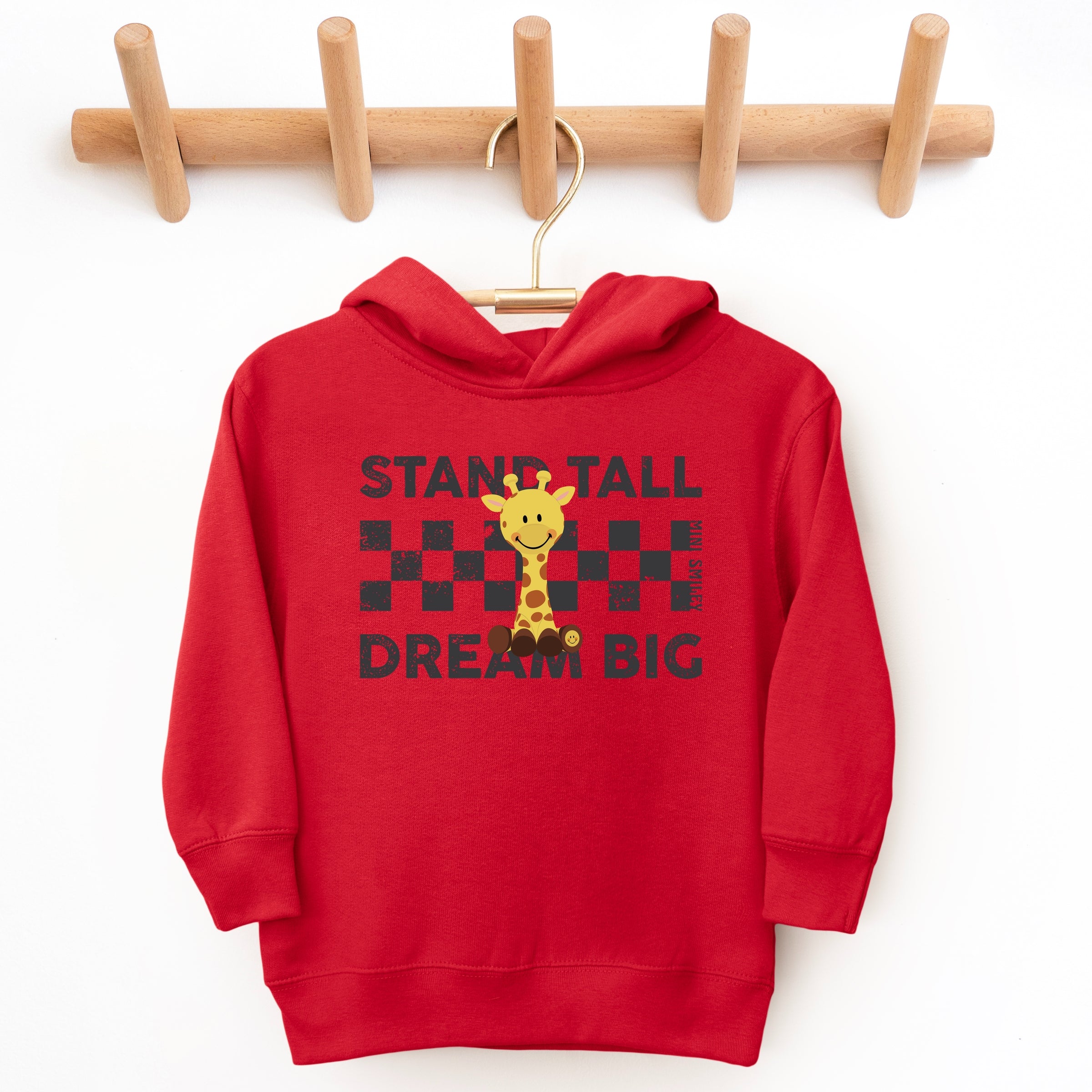 Mini Smiley Stand Tall Dream Big - Toddler Hoodie