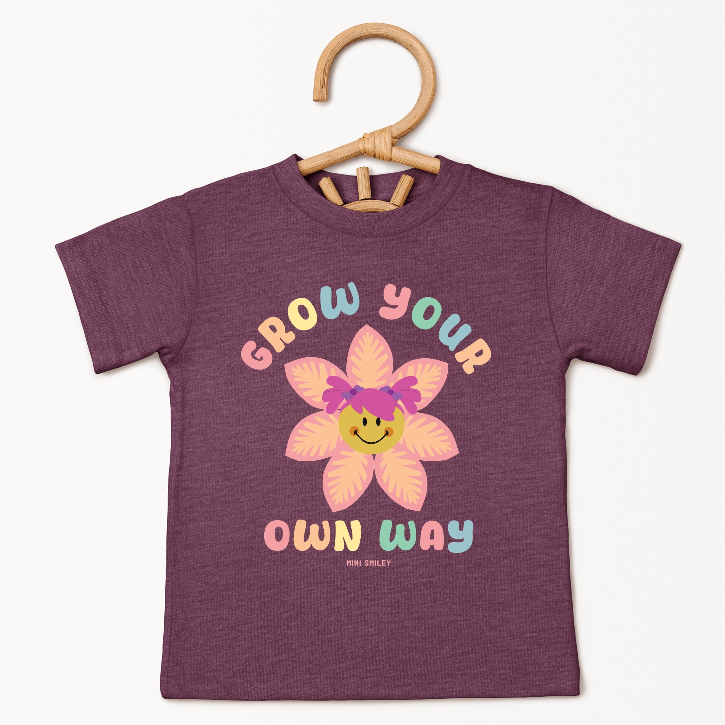 Mini Smiley Grow Your Own Way - Toddler Short Sleeve Graphic T-Shirt